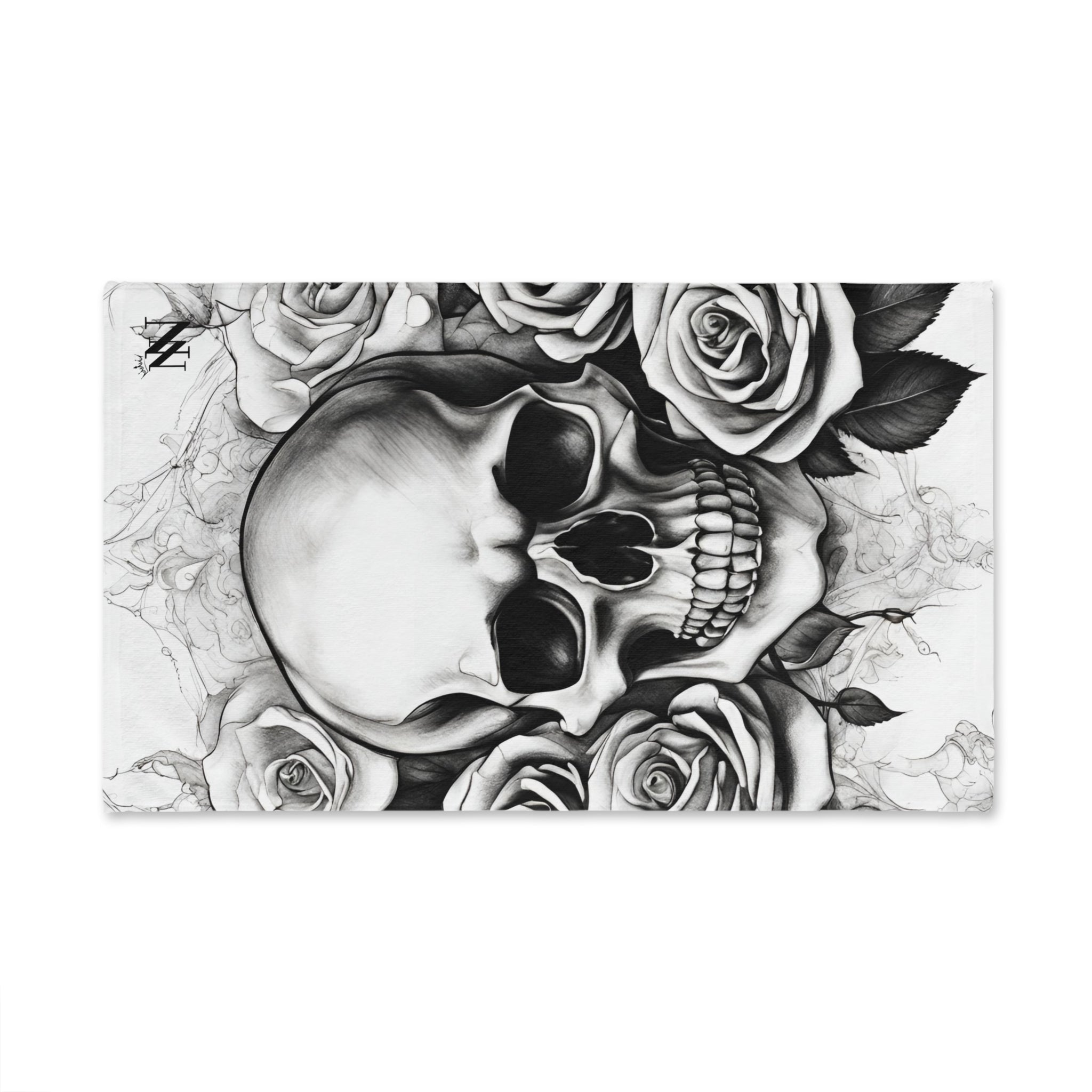 Grey Washed Skull & Roses | Mix & Match Original Fun-Flirty Lovers’ Towels