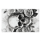 Grey Washed Skull & Roses | Mix & Match Soft Fun-Flirty Lovers’ Towels