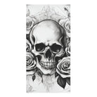 Grey Washed Skull & Roses | Mix & Match XL Fun-Flirty Lovers’ Towels