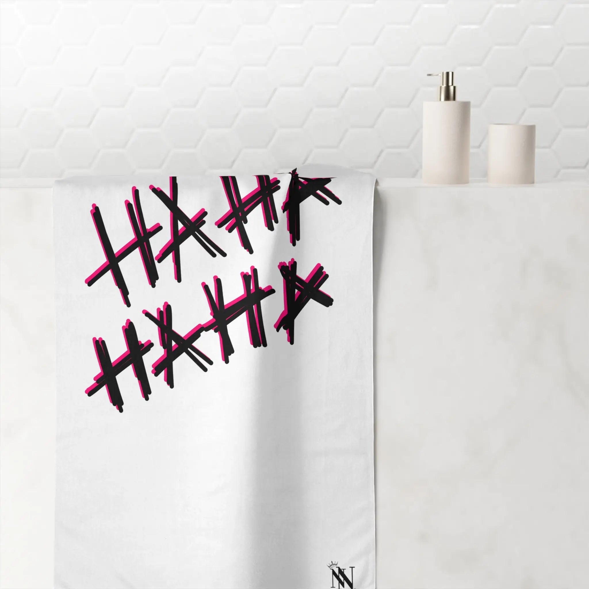 Ha-Ha Ha-Ha | Mix & Match XL Fun-Flirty Lovers’ Towels
