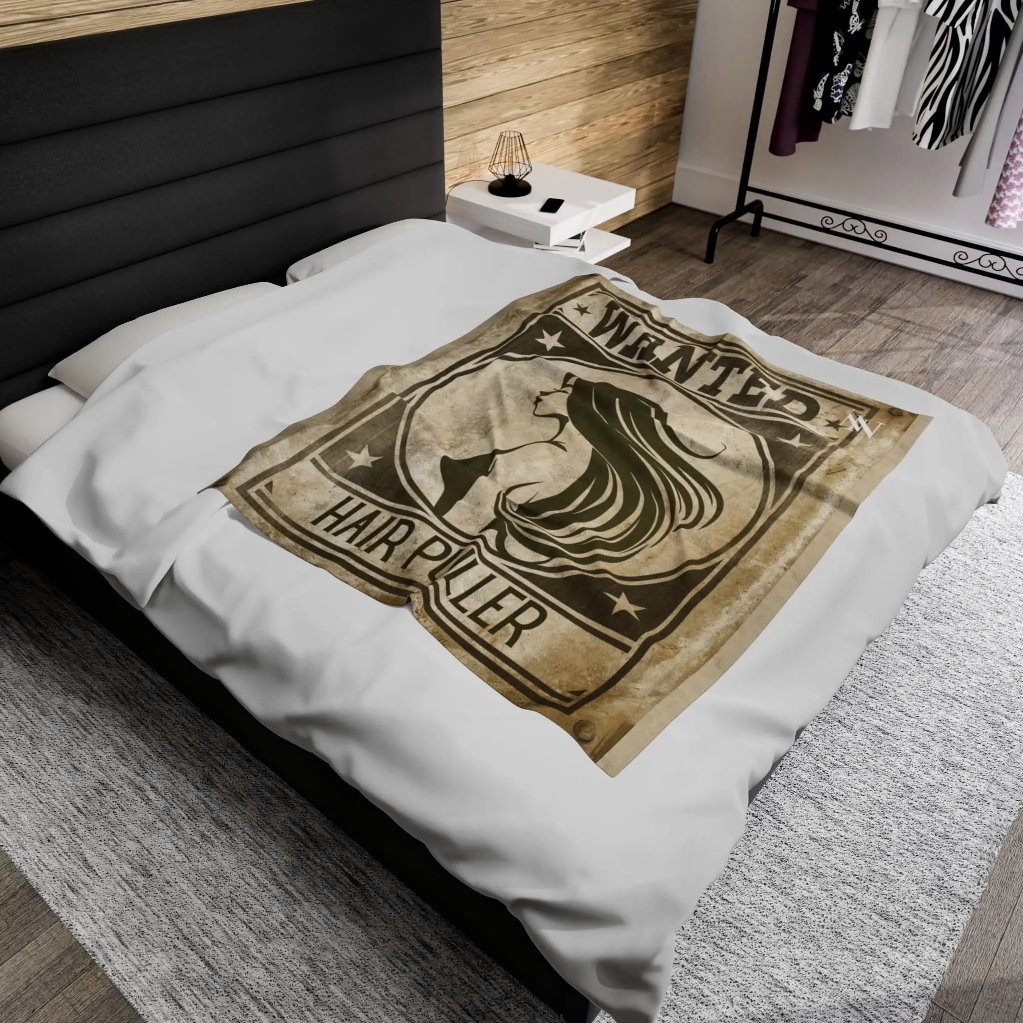 Hair Puller Wanted | Mix & Match Fun-Flirty Lovers’ Blankets