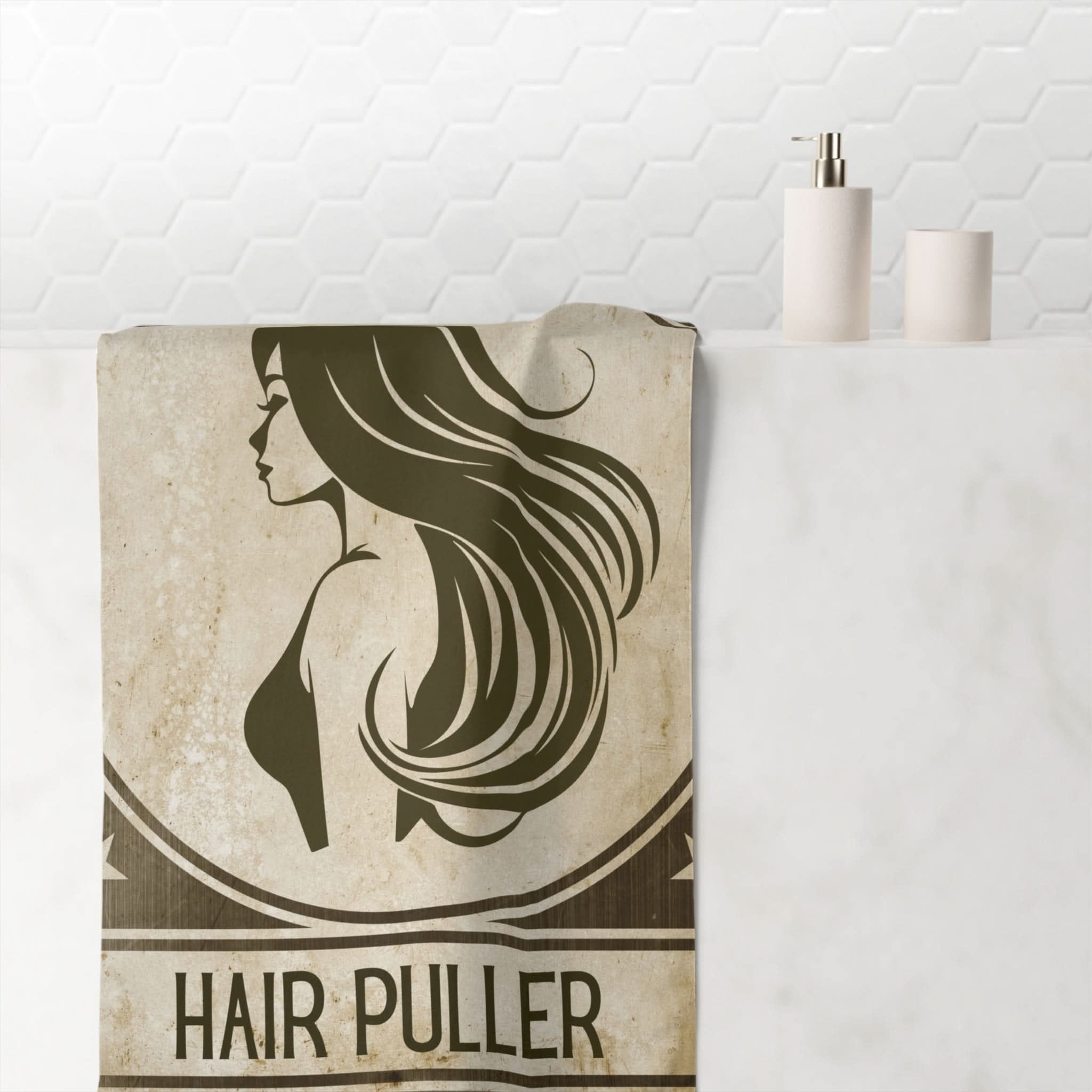Hair Puller Wanted | Mix & Match Naughty XL Fun-Flirty Lovers’ Towels