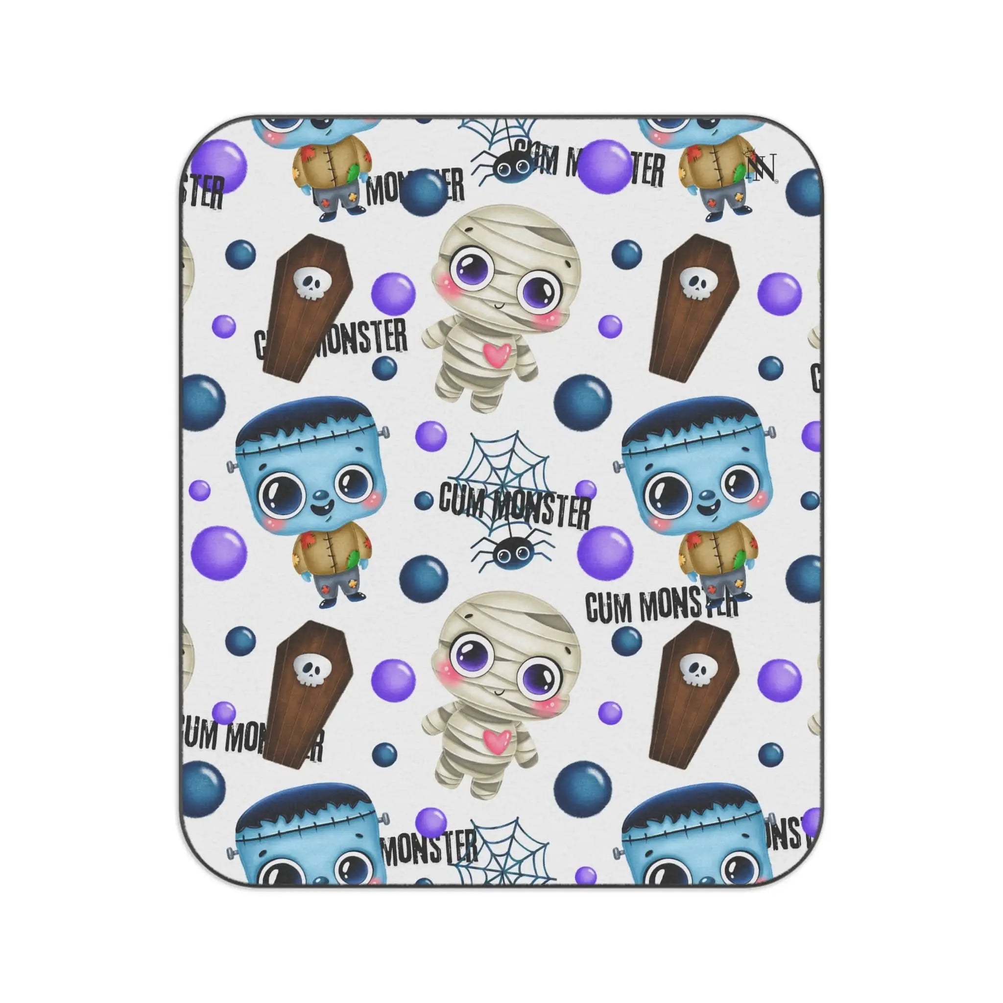 Halloween Cum Monster | Mix Match Fun-Flirty Lovers’ Water-Resistant Blankets