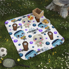 Halloween Cum Monster | Mix Match Fun-Flirty Lovers’ Water-Resistant Blankets