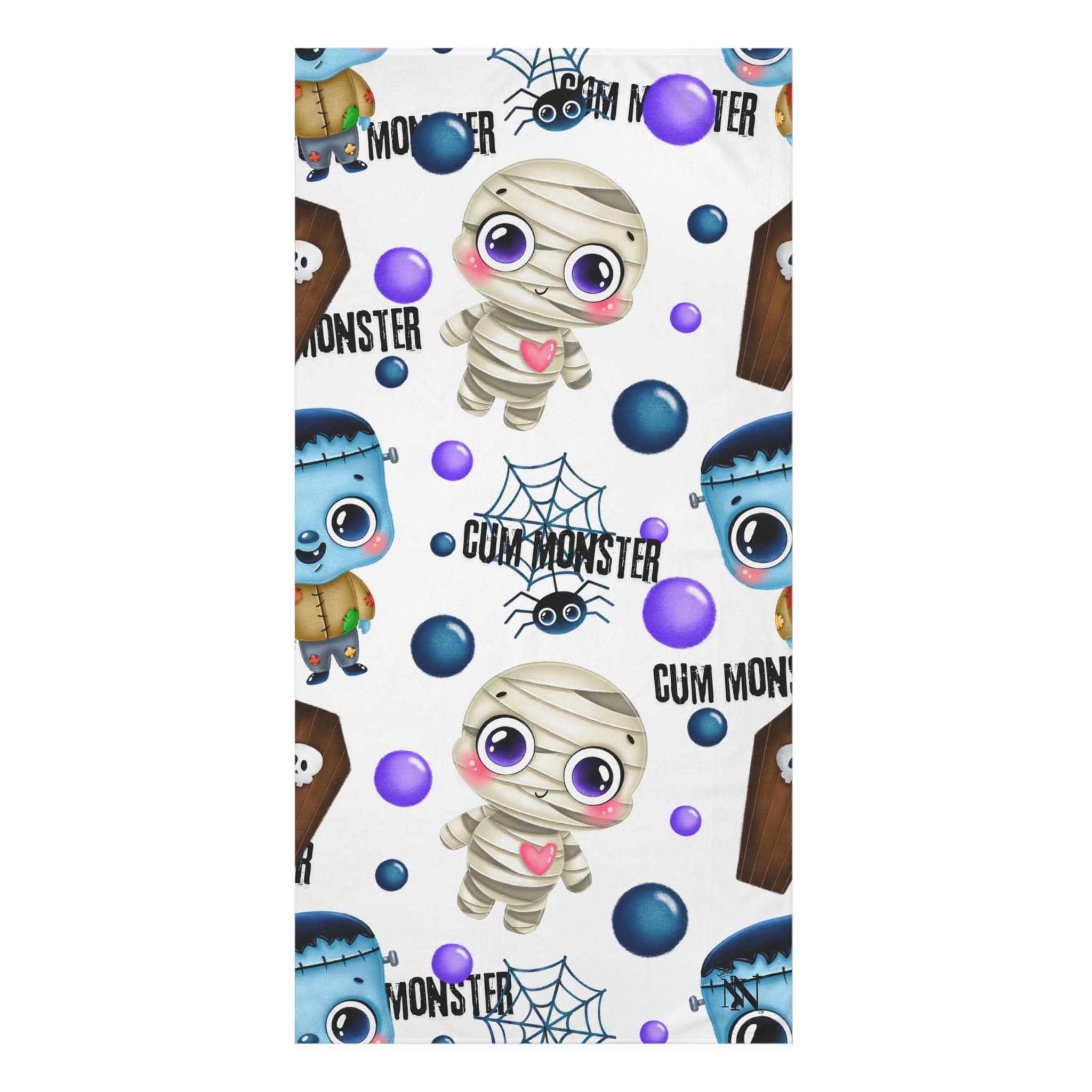Halloween Cum Monster | Mix & Match Naughty XL Fun-Flirty Lovers’ Towels