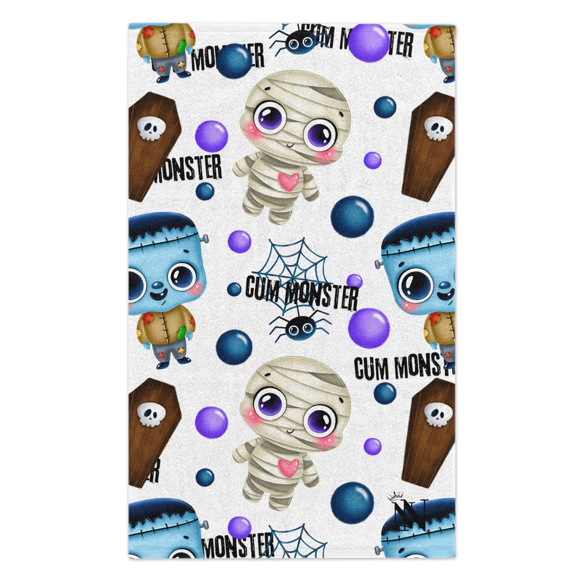 Halloween Cum Monster | Mix & Match Soft Fun-Flirty Lovers’ Towels