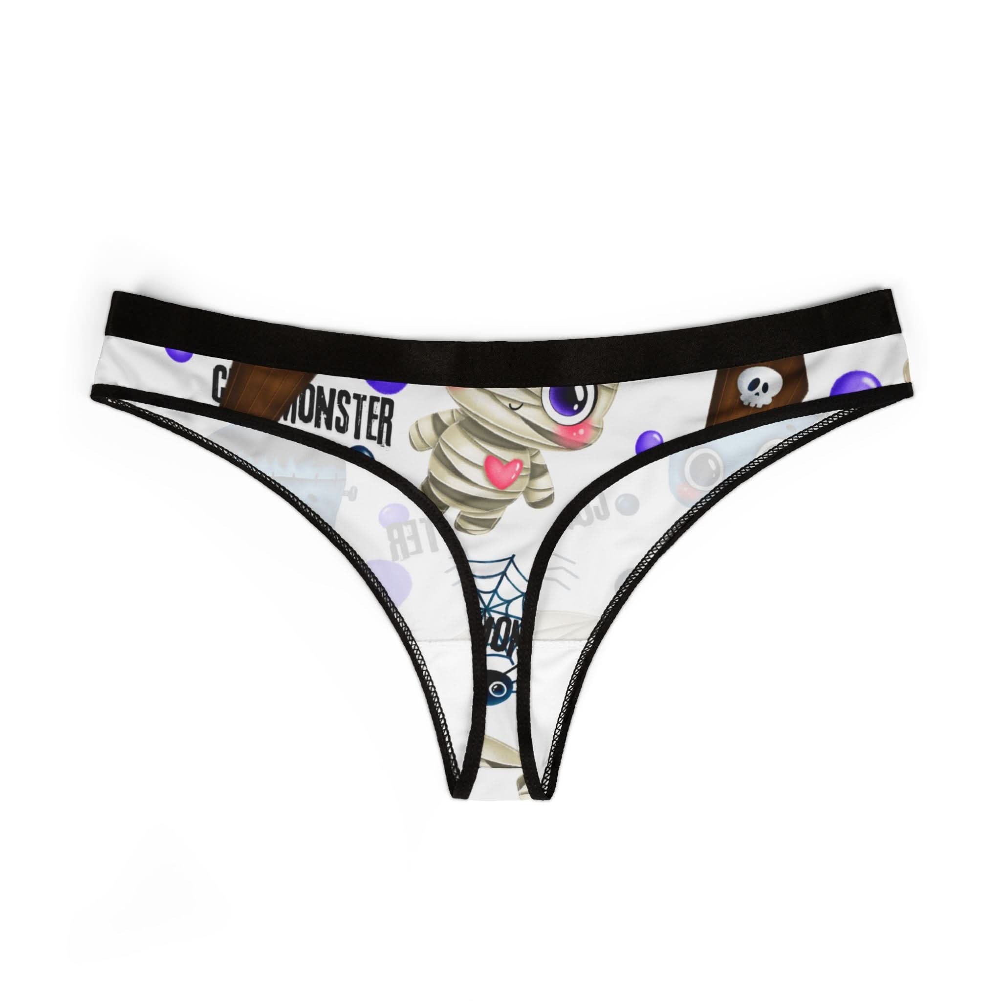 Halloween Cum Monster | Mix & Match Women’s Fun-Flirty Lovers’ Thongs