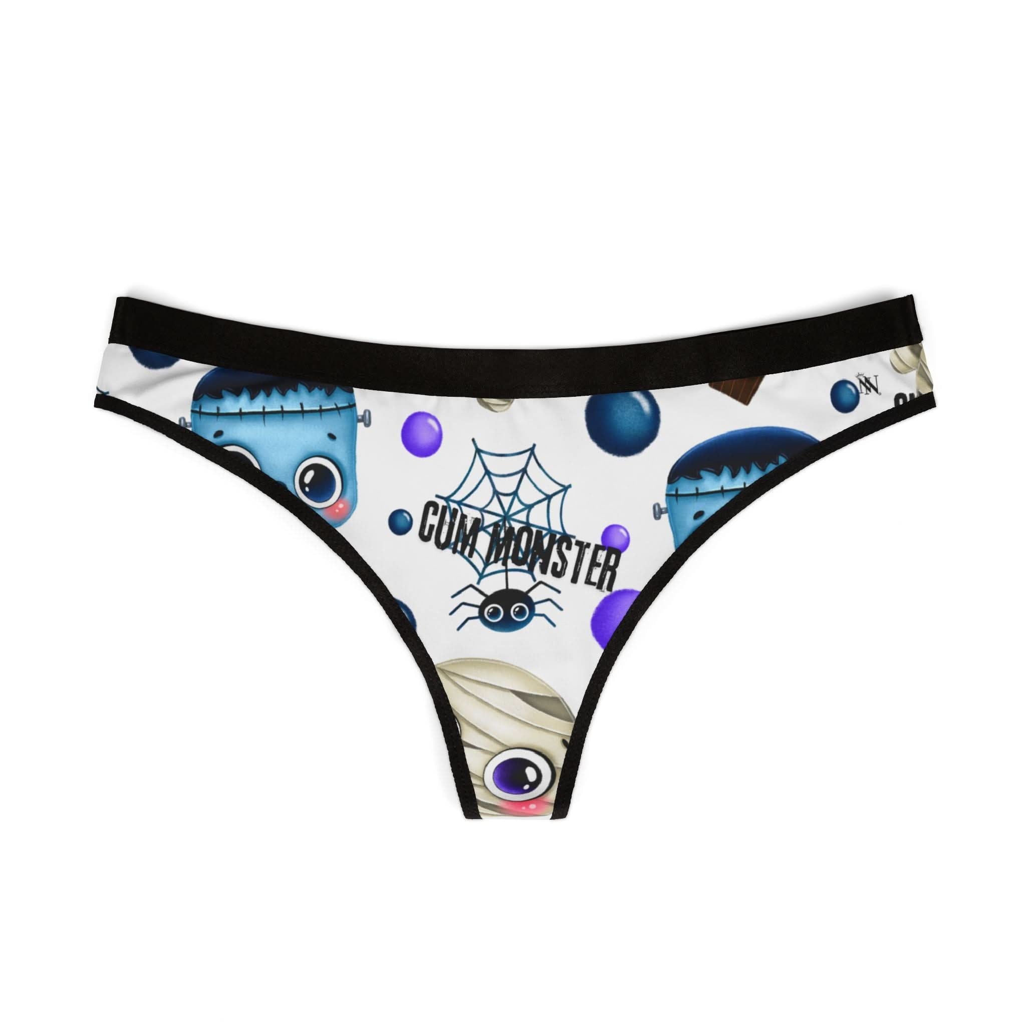 Halloween Cum Monster | Mix & Match Women’s Fun-Flirty Lovers’ Thongs