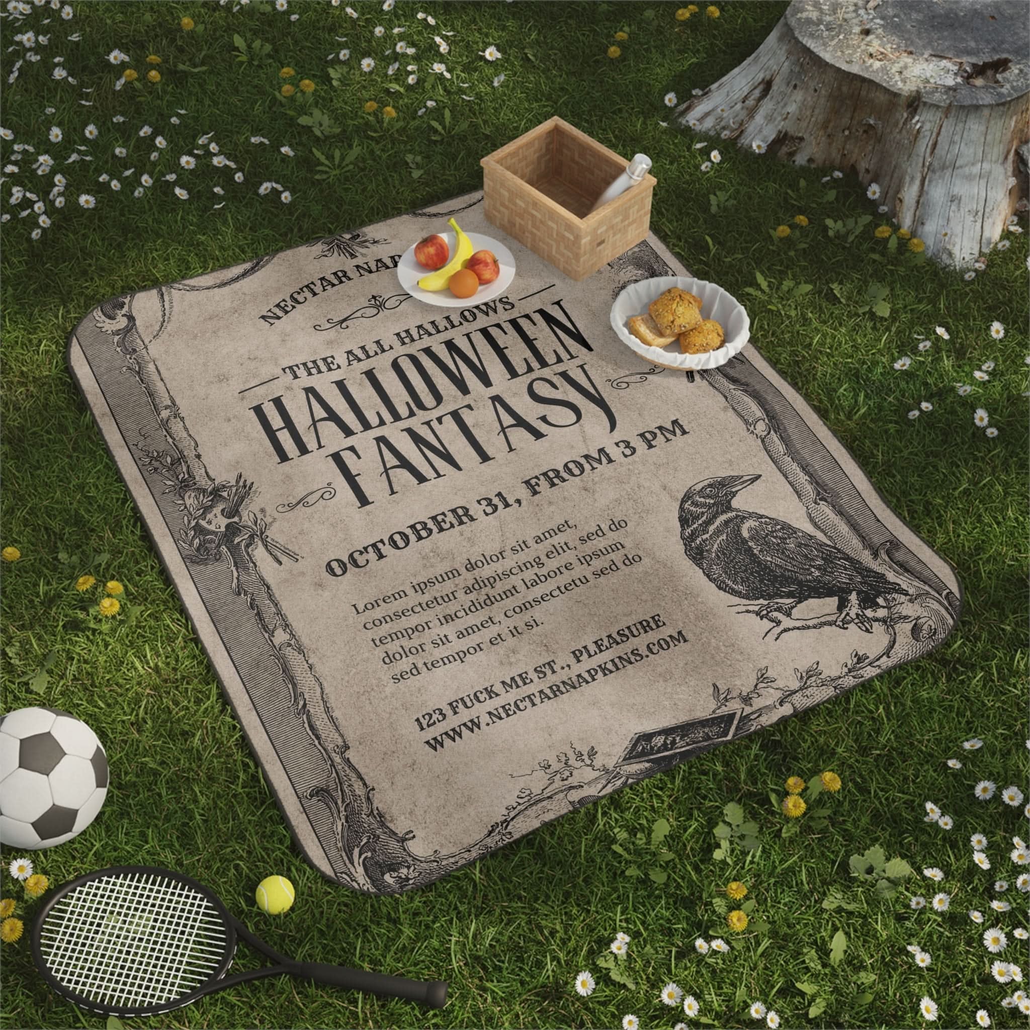 Halloween Fantasy | Mix Match Fun-Flirty Lovers’ Water-Resistant Blankets