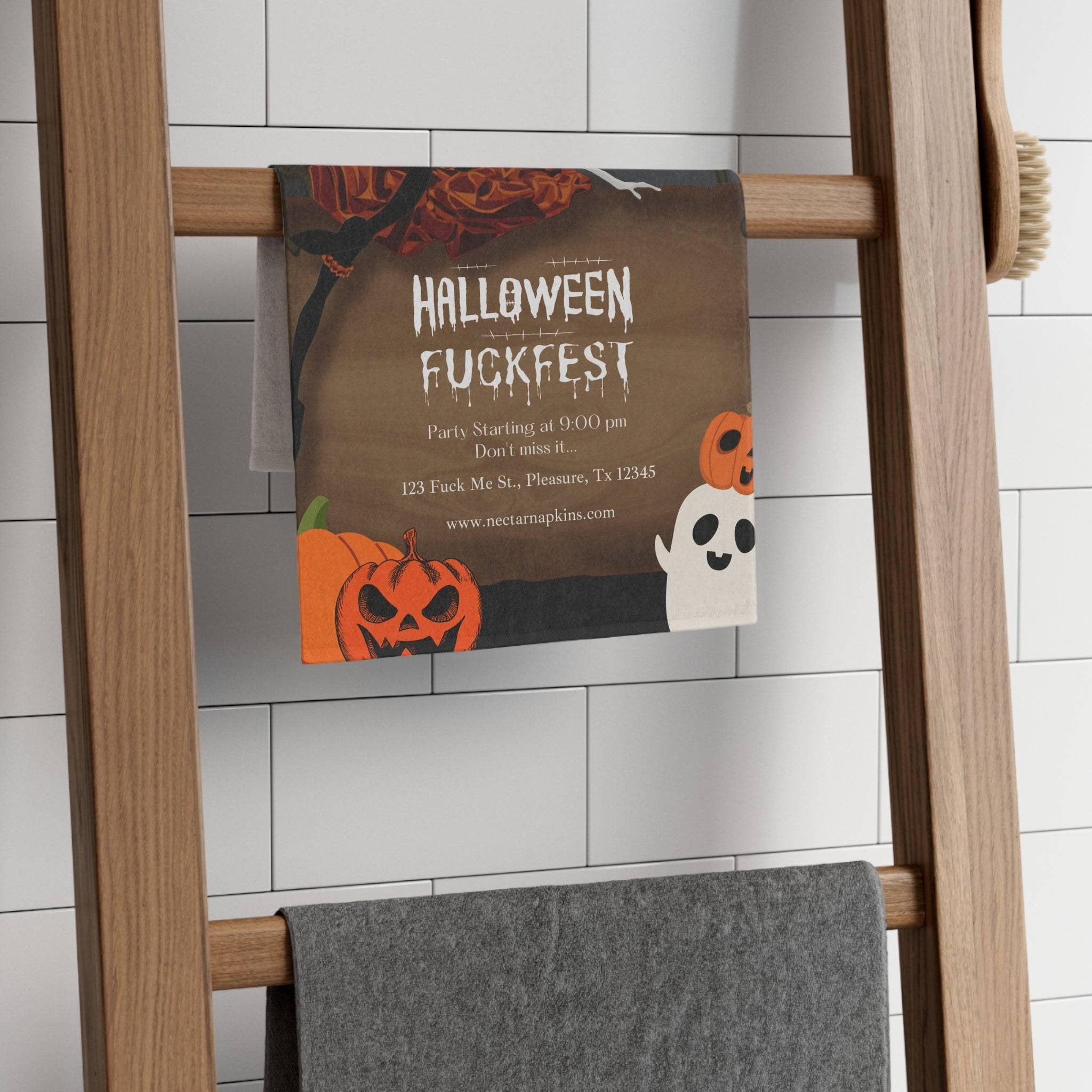 Halloween Fuckfest | Mix & Match Soft Fun-Flirty Lovers’ Towels