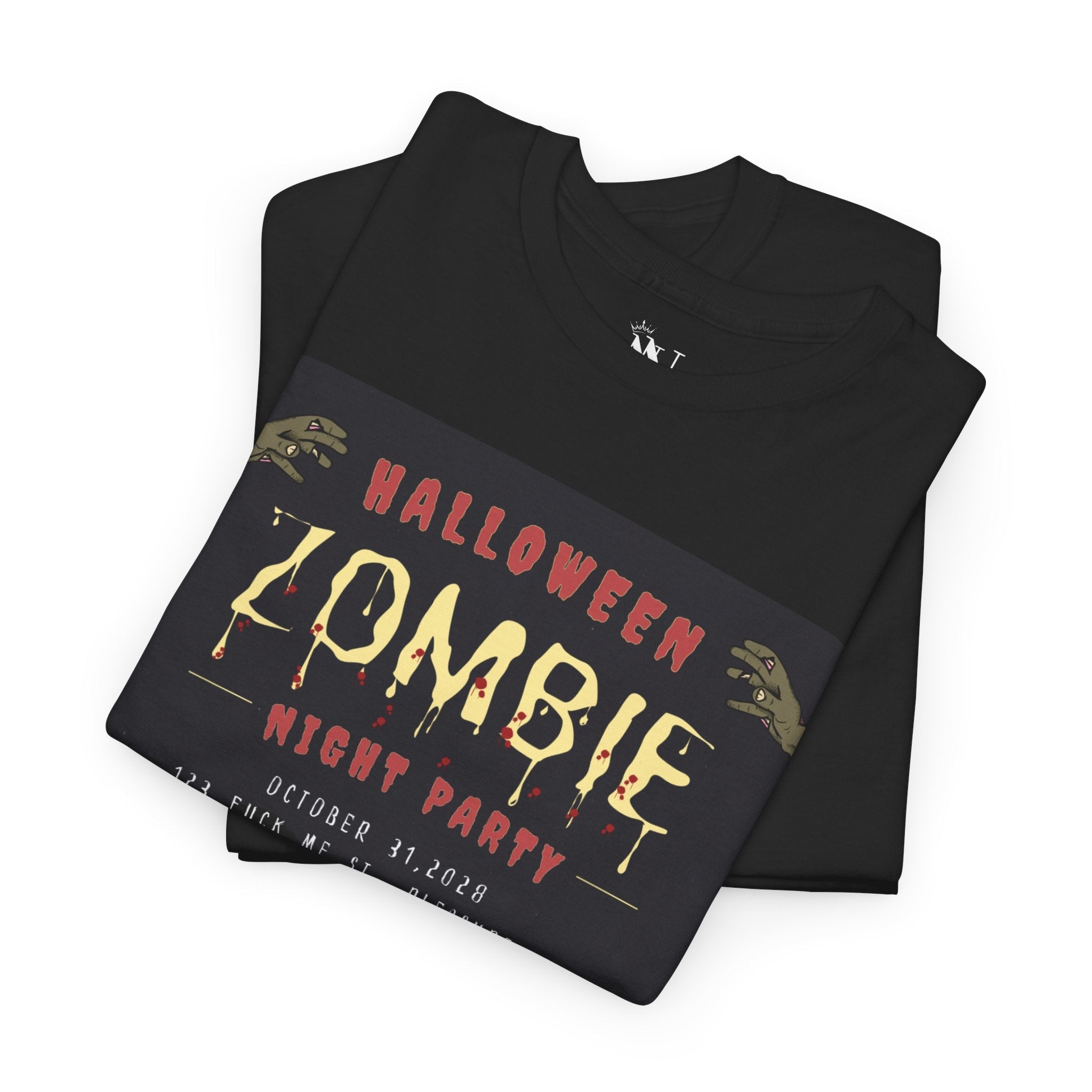 Halloween Zombie Party | Mix & Match 100% Cotton Unisex Fun-Flirty Lovers’ Tees