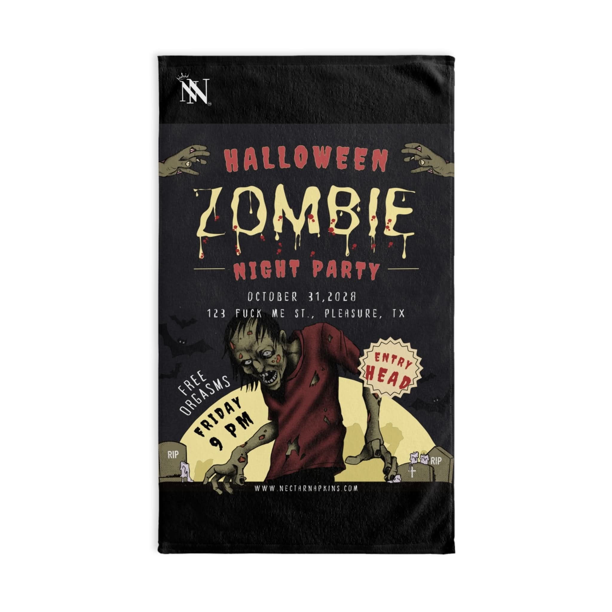 Halloween Zombie Party | Mix & Match Original Fun-Flirty Lovers’ Towels