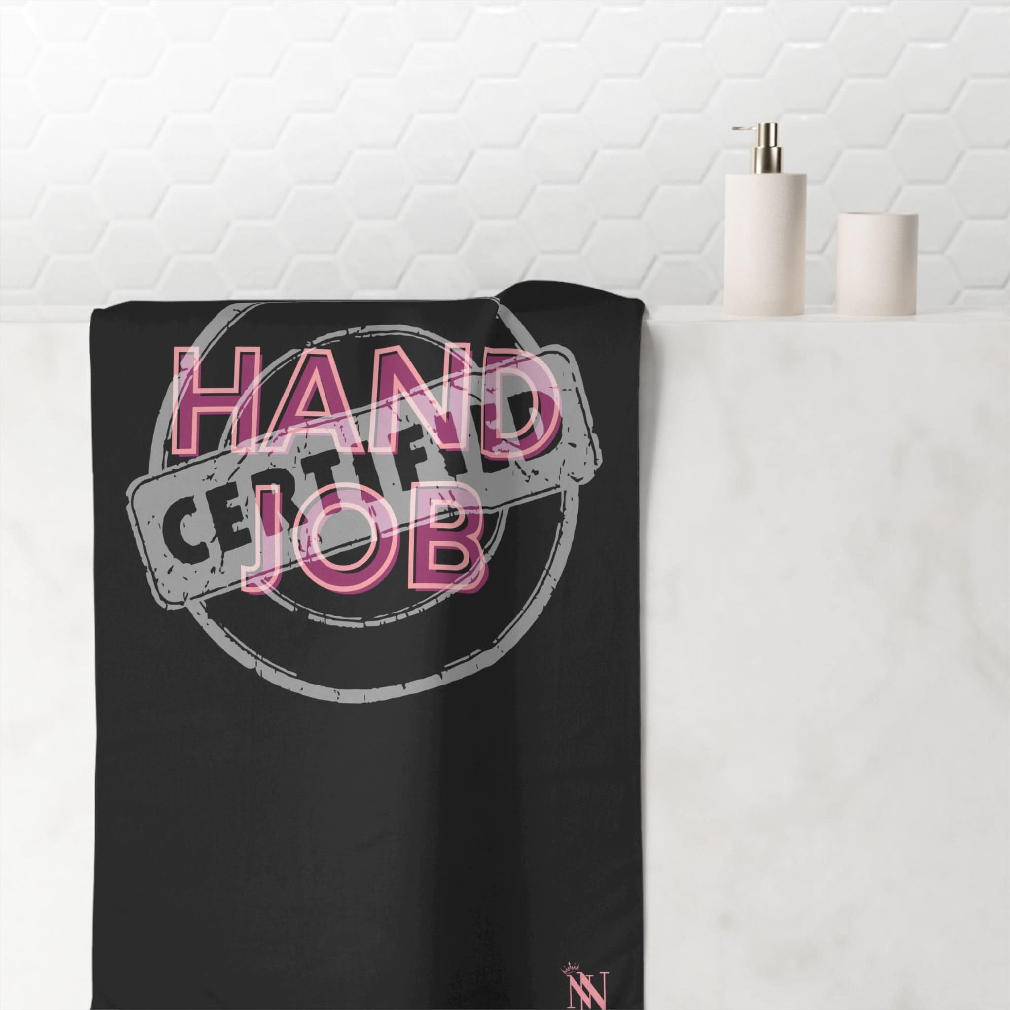 Hand Job Certified | Mix & Match Naughty XL Fun-Flirty Lovers’ Towels