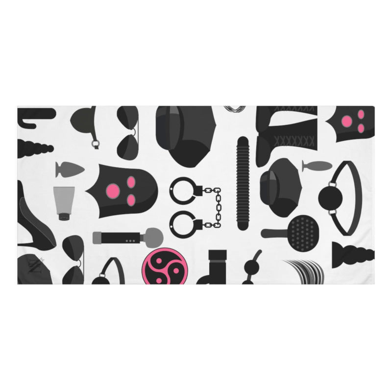 Handcuff Bondage | Mix & Match Naughty XL Fun-Flirty Lovers’ Towels