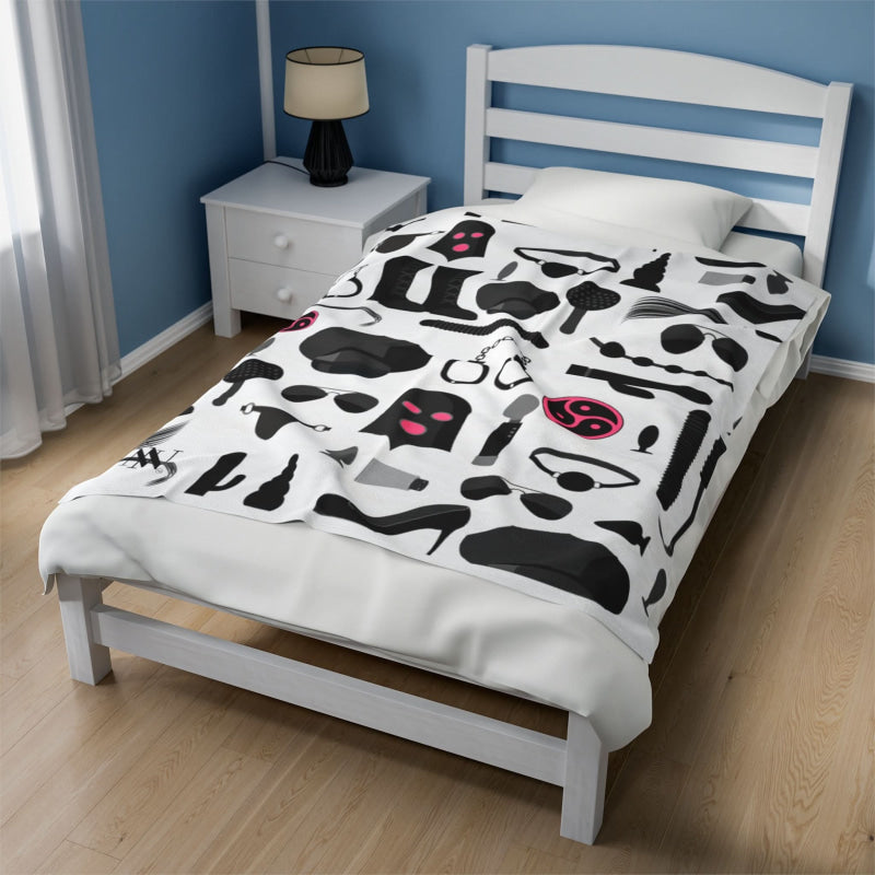 Handcuffs Bondage Flirty Love Sex Blanket | Luxuriously Soft & Plush