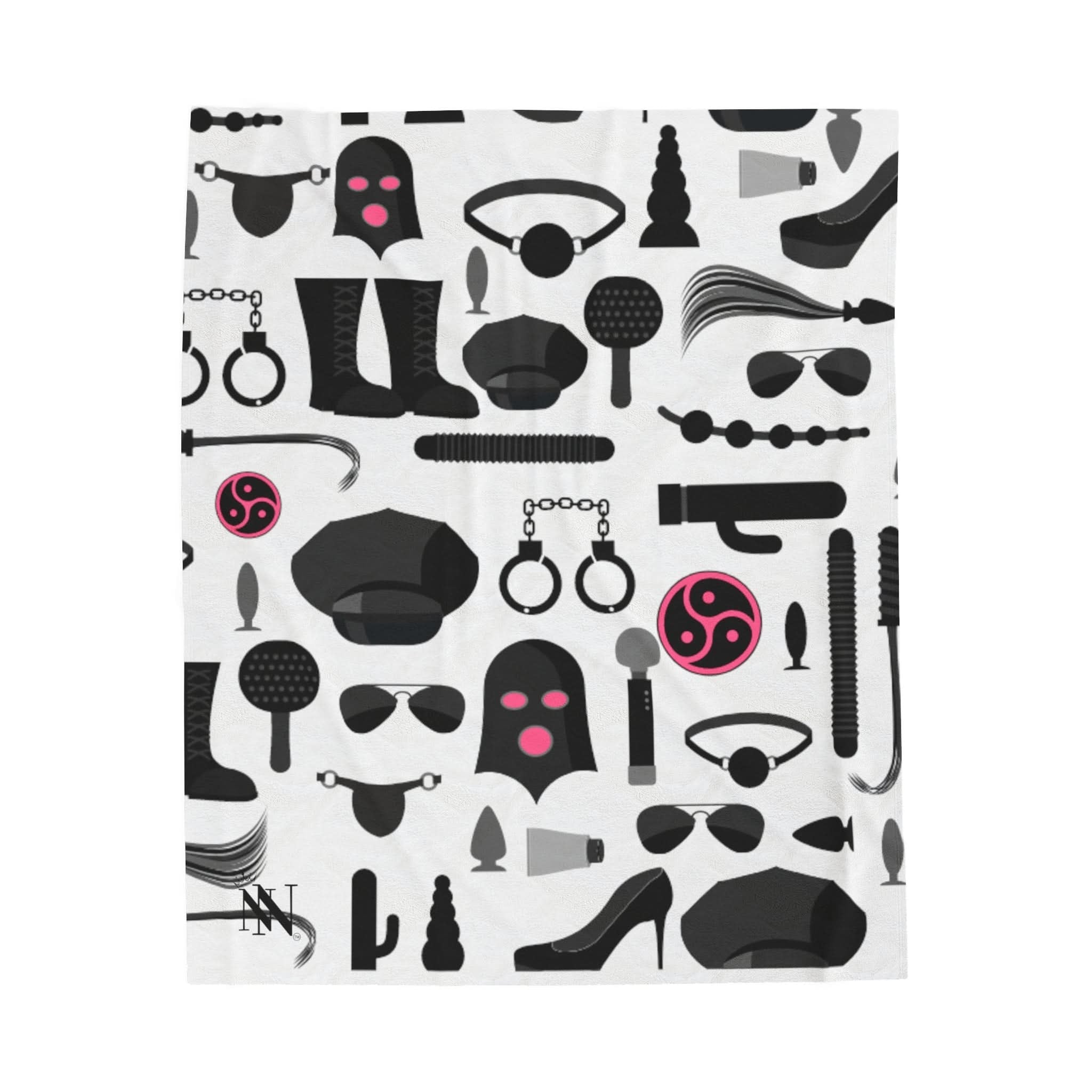 Handcuffs Bondage Flirty Love Sex Blanket | Luxuriously Soft & Plush