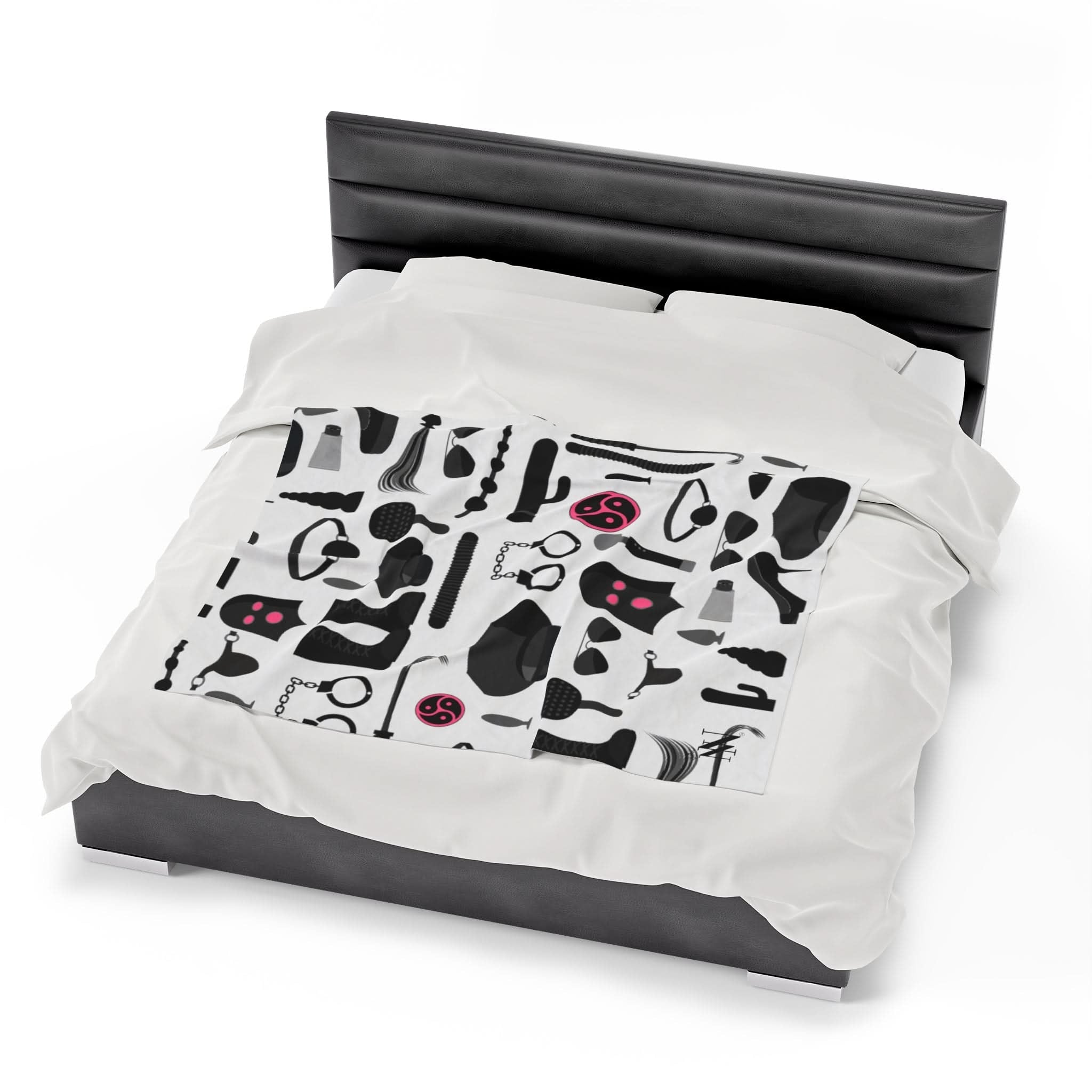 Handcuffs Bondage Flirty Love Sex Blanket | Luxuriously Soft & Plush