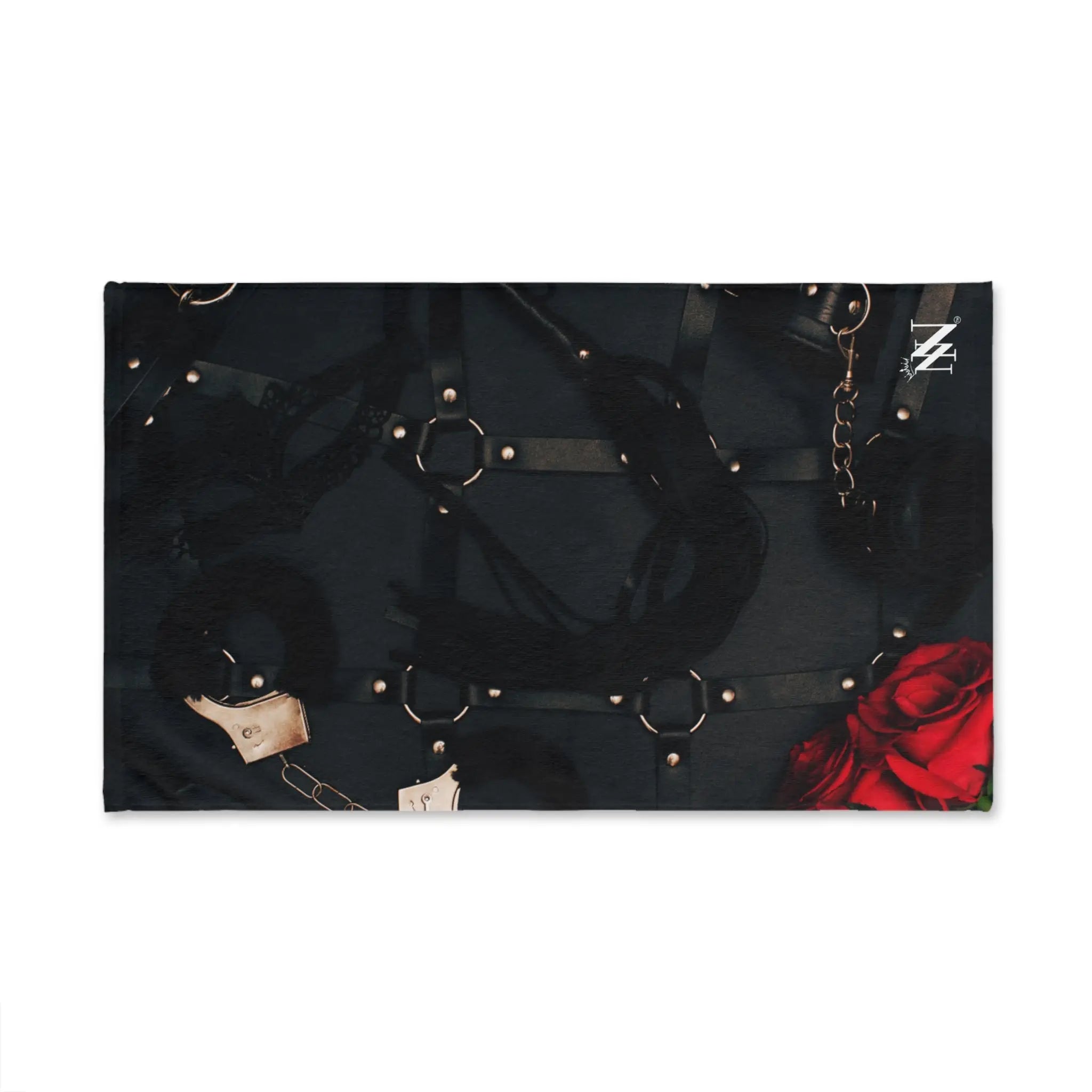 Handcuffs Rose Leather Hardware | Mix & Match Original Fun-Flirty Lovers’ Towels