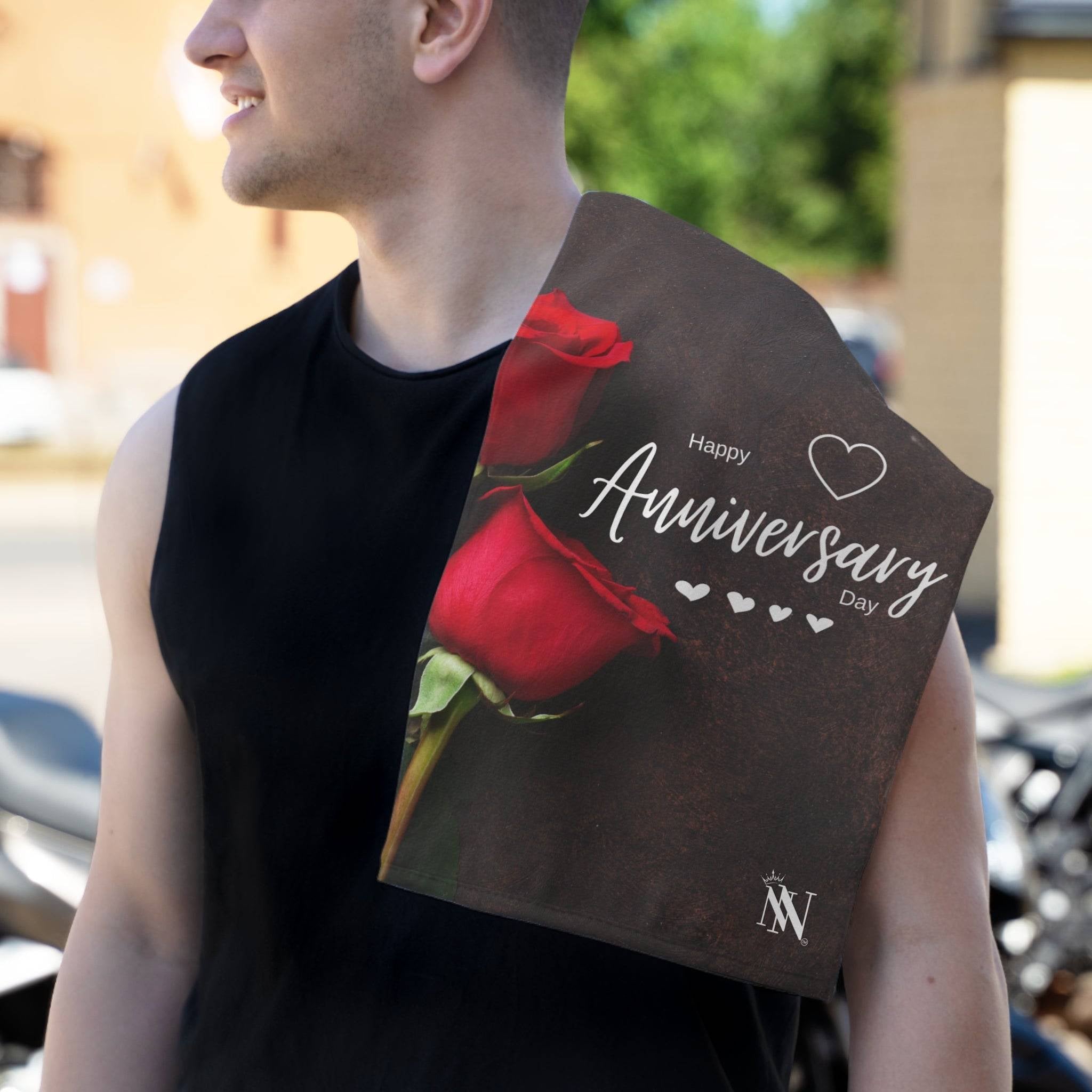 Happy Anniversary Day | Mix & Match Soft Fun-Flirty Lovers’ Towels