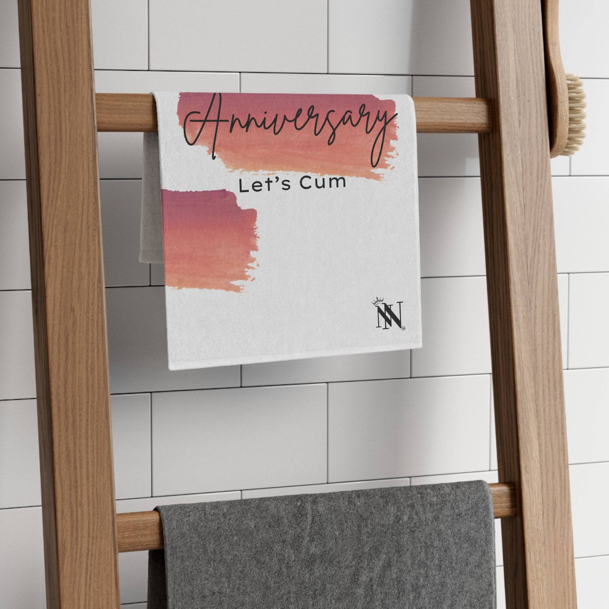 Happy Anniversary Let’s Cum | Mix & Match Soft Fun-Flirty Lovers’ Towels