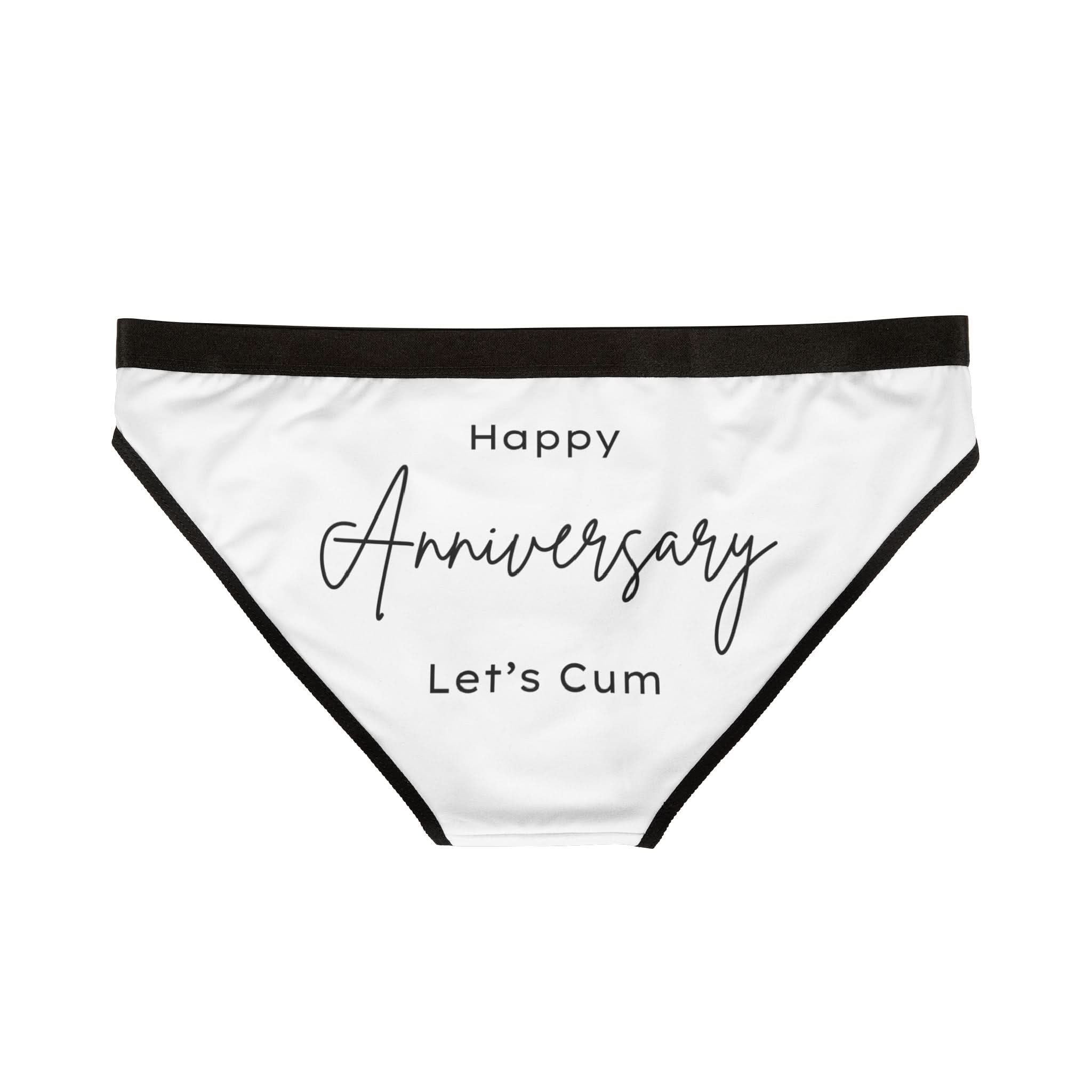 Happy Anniversary Let’s Cum | Mix & Match Women’s Fun-Flirty Lovers’ Panties