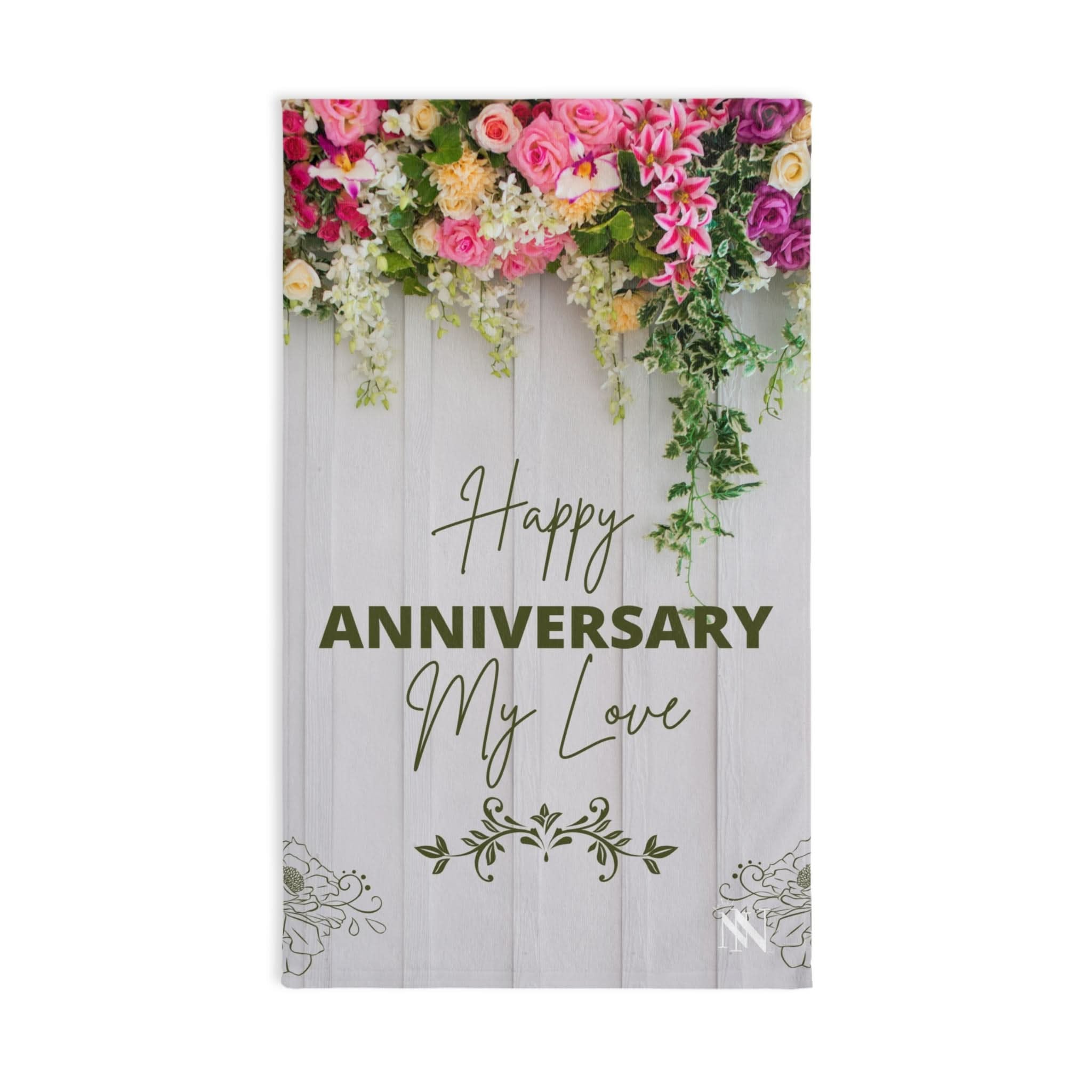 Happy Anniversary My Love | Mix & Match Original Fun-Flirty Lovers’ Towels