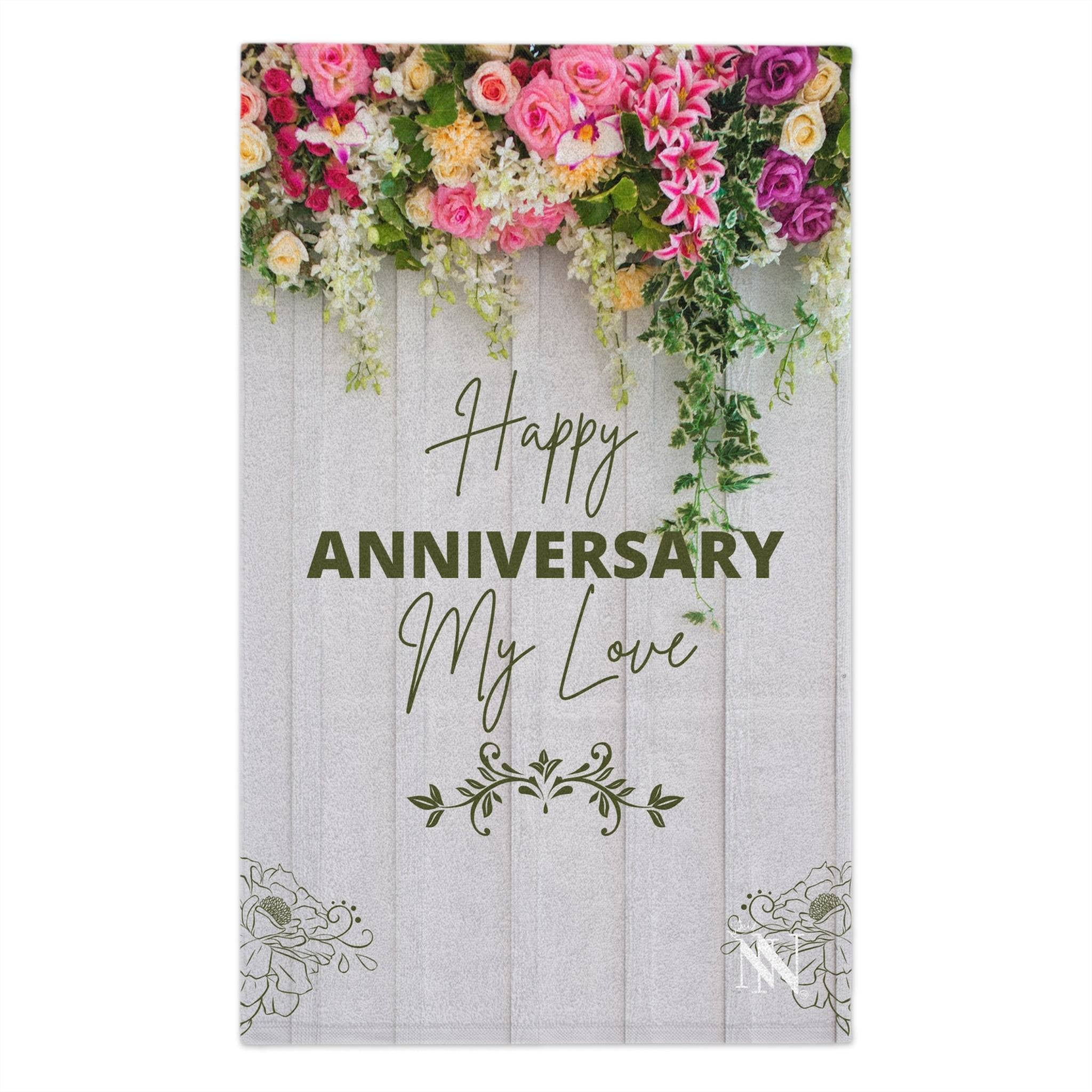 Happy Anniversary My Love | Mix & Match Soft Fun-Flirty Lovers’ Towels