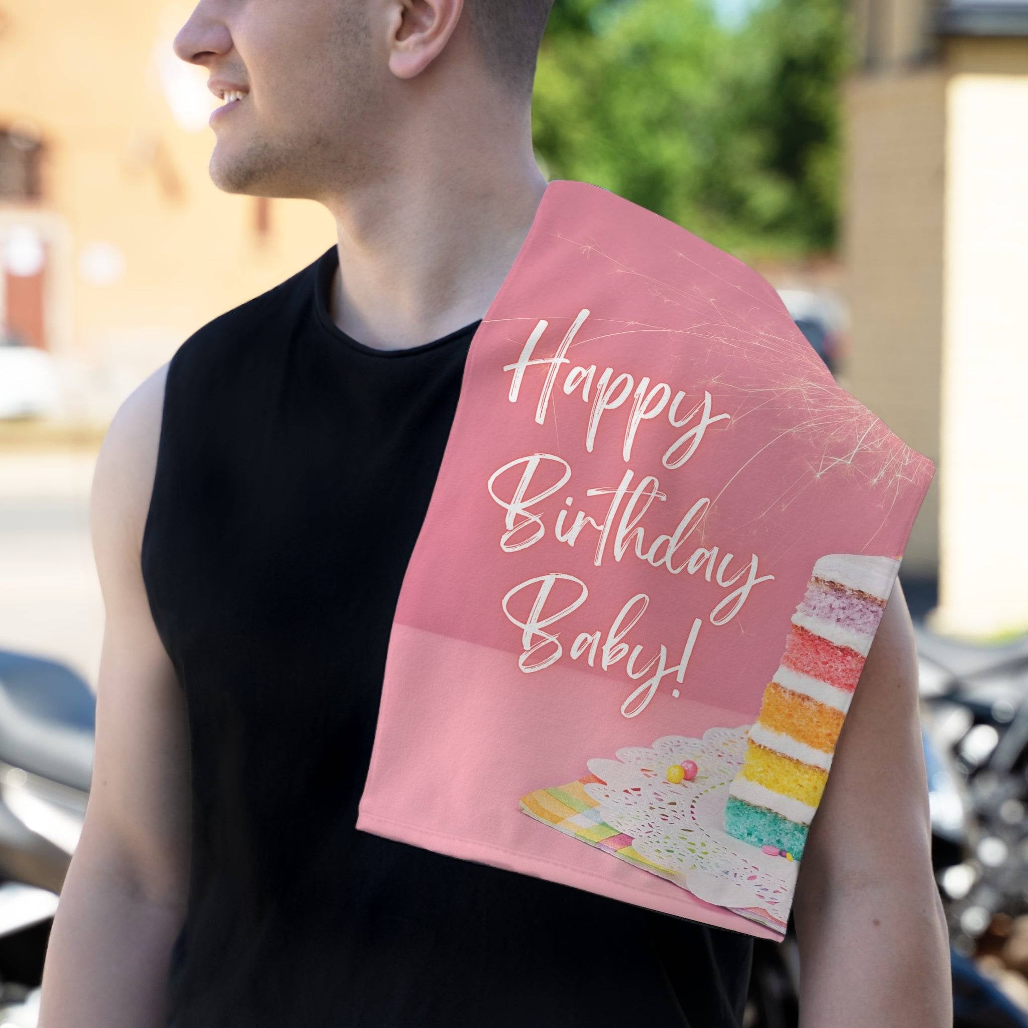 Happy Birthday Baby! | Mix & Match Soft Fun-Flirty Lovers’ Towels