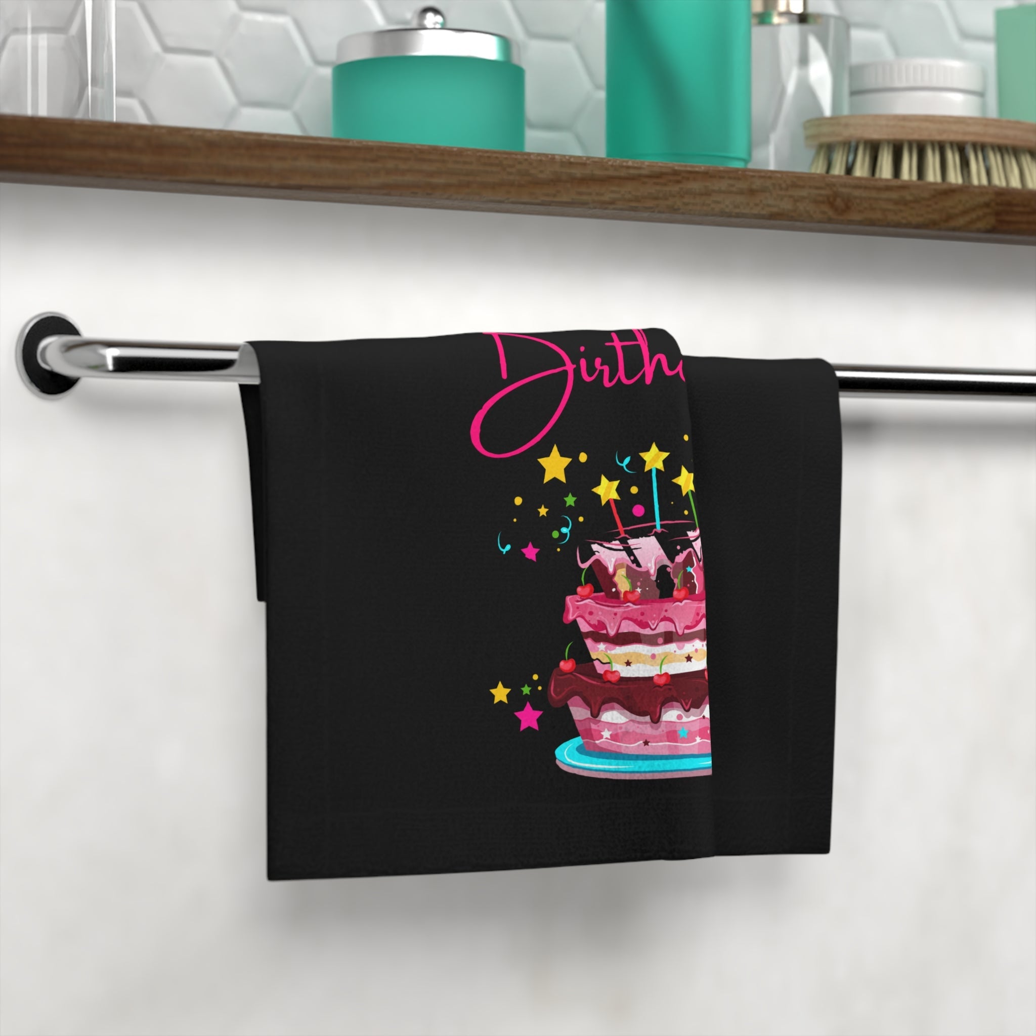 Happy Birthday Cake | Mix & Match Lils’ Fun-Flirty Lovers’ Towels