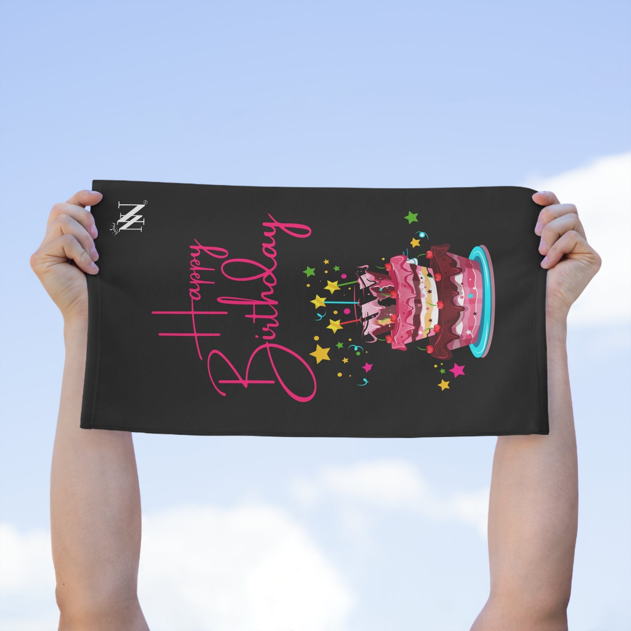 Happy Birthday Cake | Mix & Match Soft Fun-Flirty Lovers’ Towels