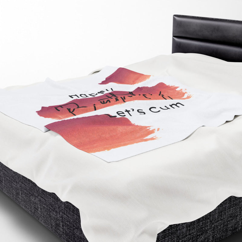 Happy Birthday Let’s Cum | Mix & Match Fun-Flirty Lovers’ Blankets