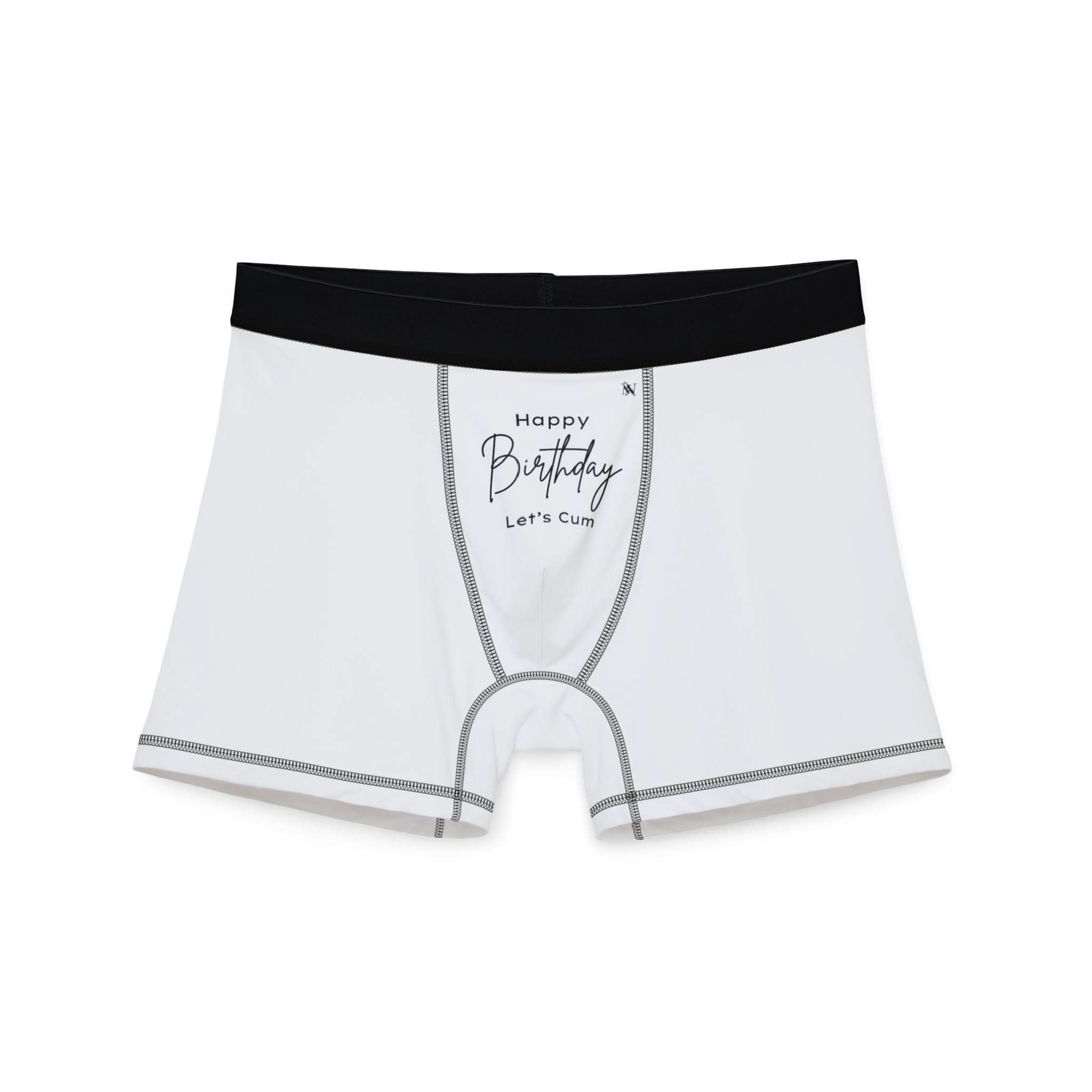 Happy Birthday Let’s Cum | Mix & Match Fun-Flirty Lovers’ Boxer Briefs