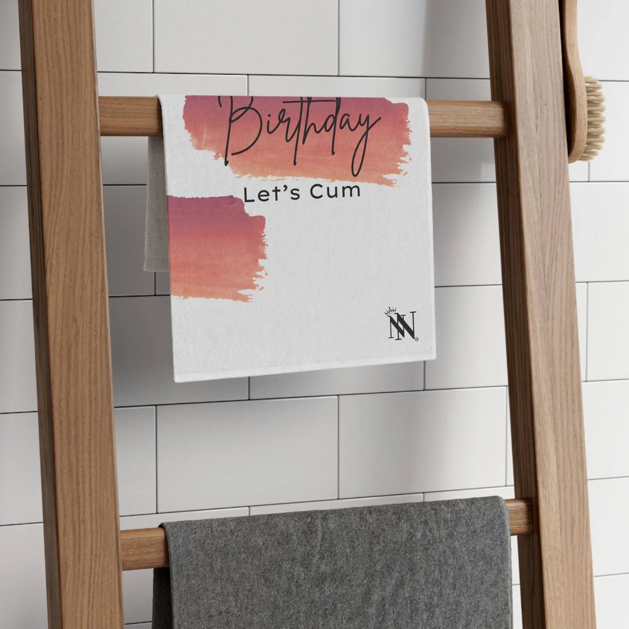 Happy Birthday Let’s Cum | Mix & Match Soft Fun-Flirty Lovers’ Towels