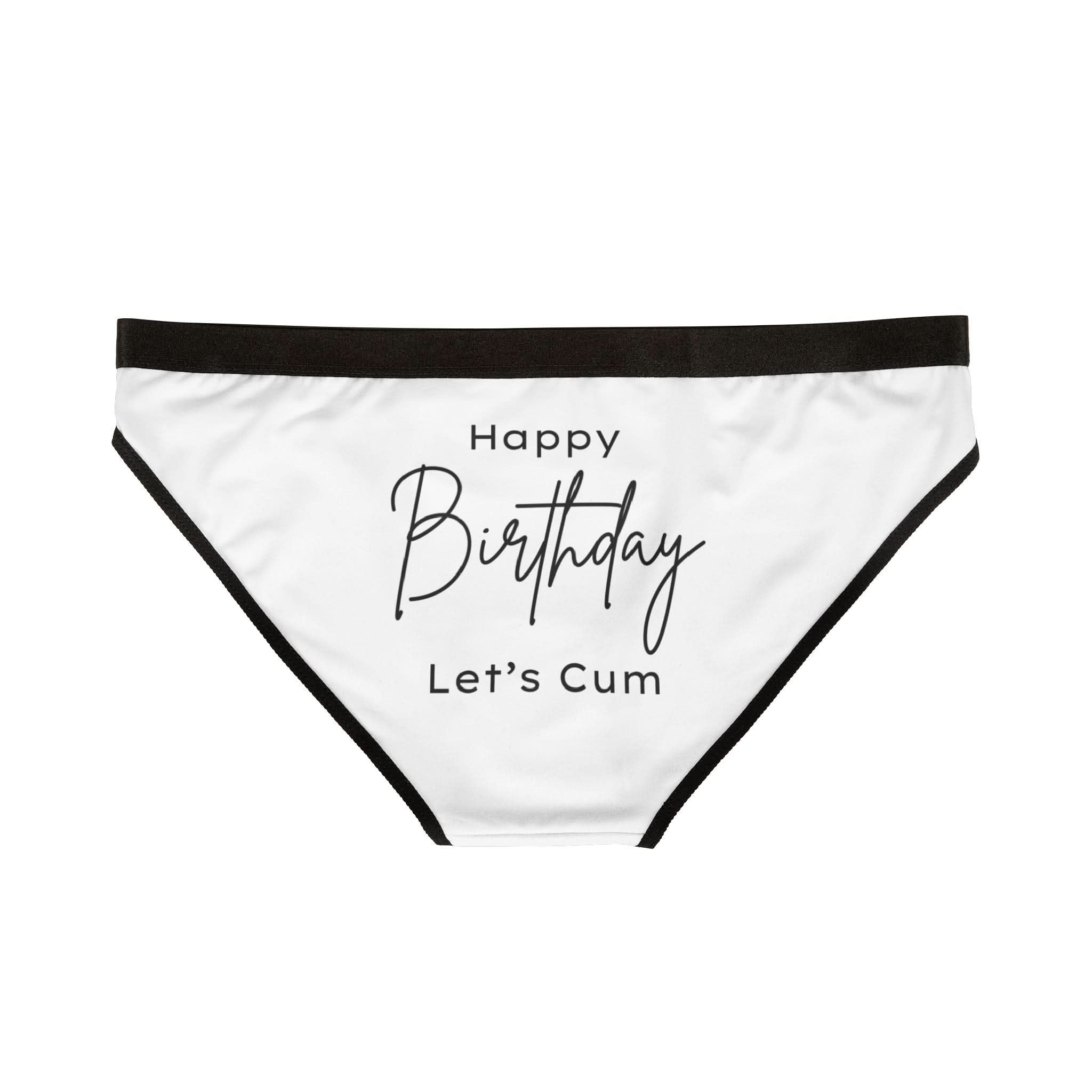 Happy Birthday Let’s Cum | Mix & Match Women’s Fun-Flirty Lovers’ Panties