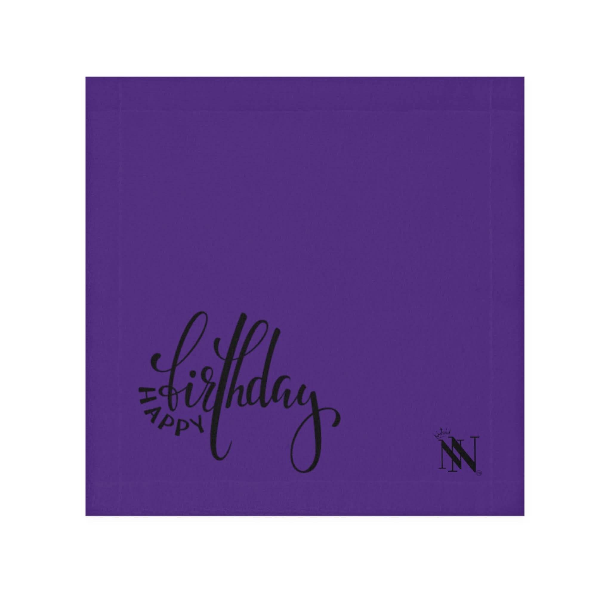 Happy Birthday Purple | Mix & Match Lils’ Fun-Flirty Lovers’ Towels