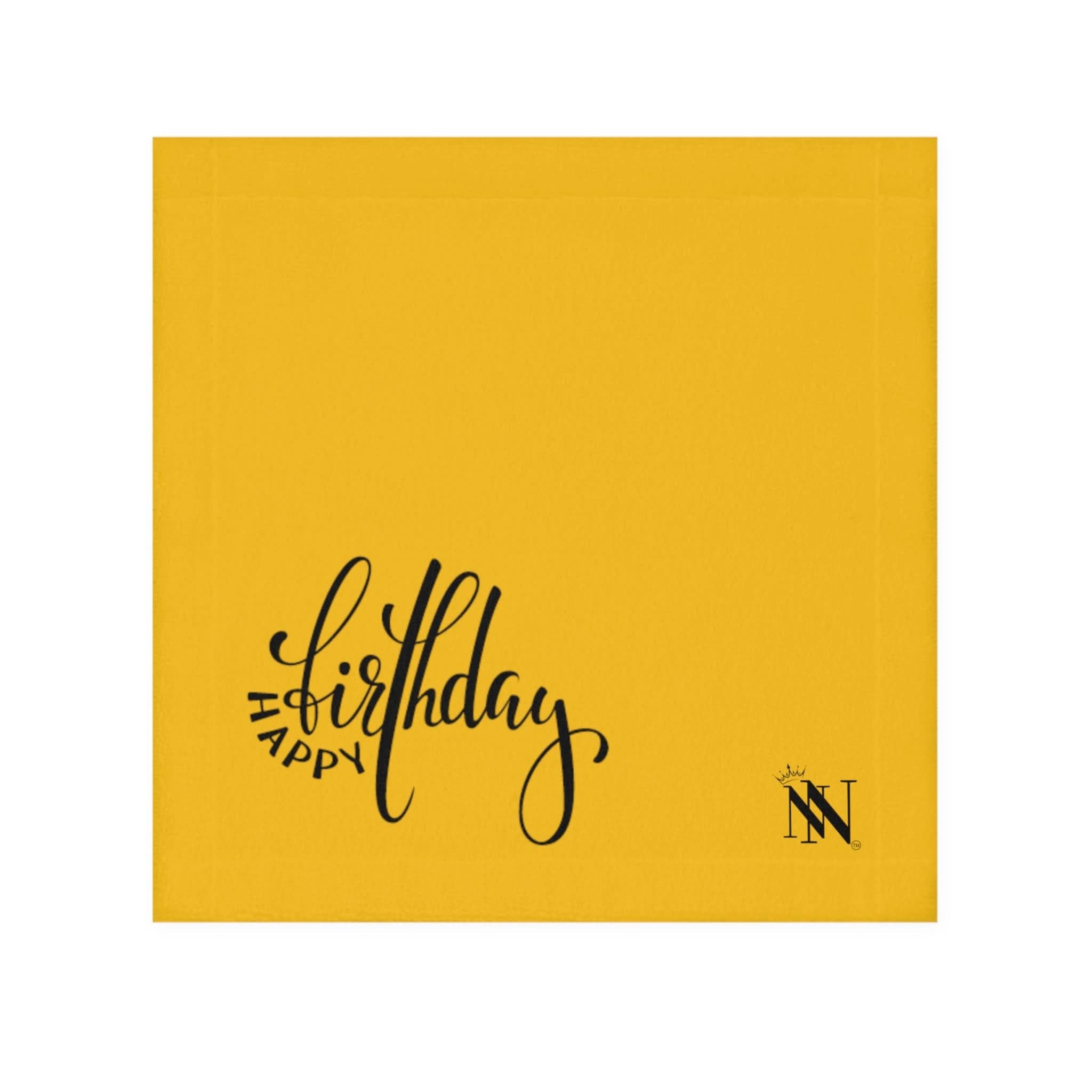 Happy Birthday Yellow | Mix & Match Lils’ Fun-Flirty Lovers’ Towels