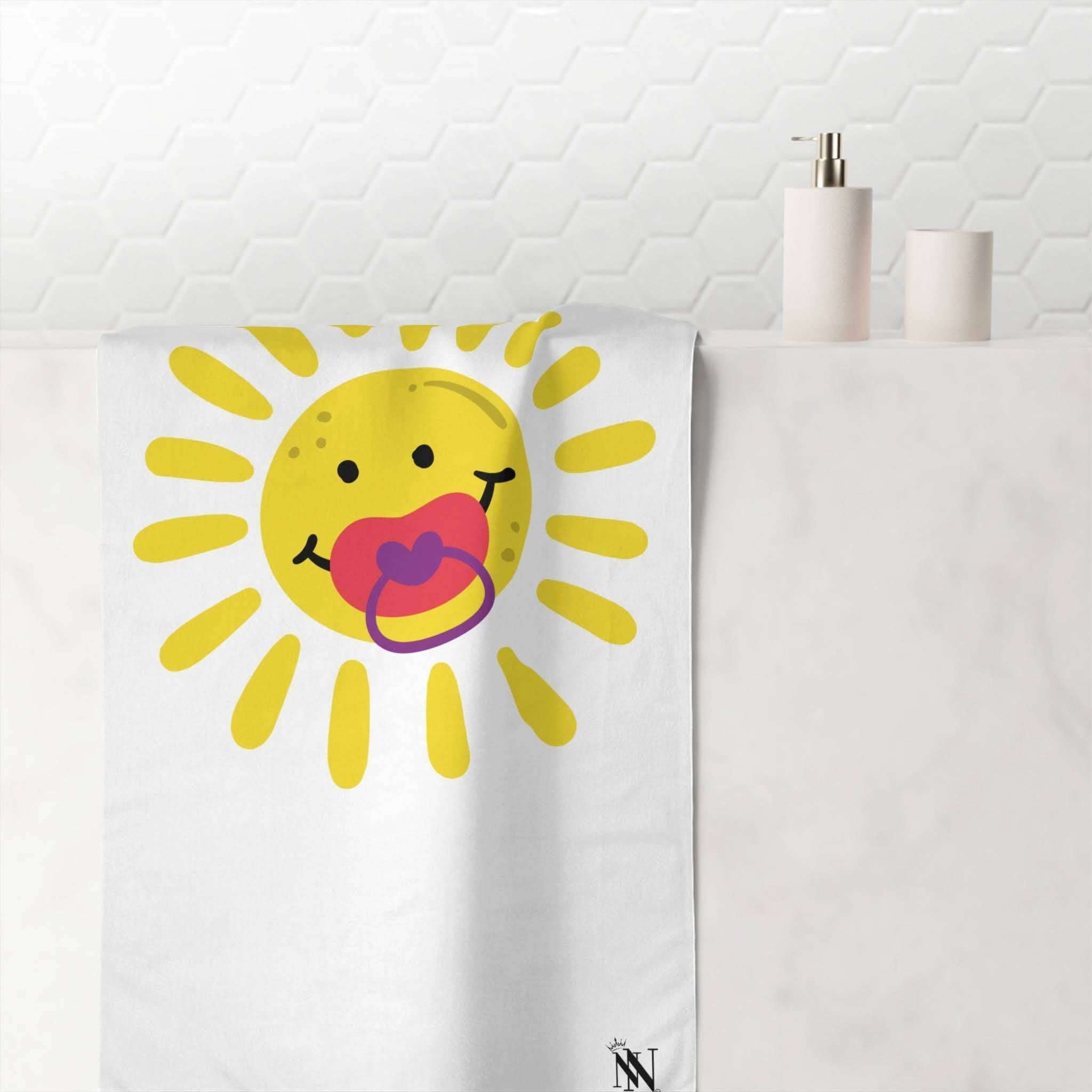 Happy Cum Binky | Mix & Match Naughty XL Fun-Flirty Lovers’ Towels