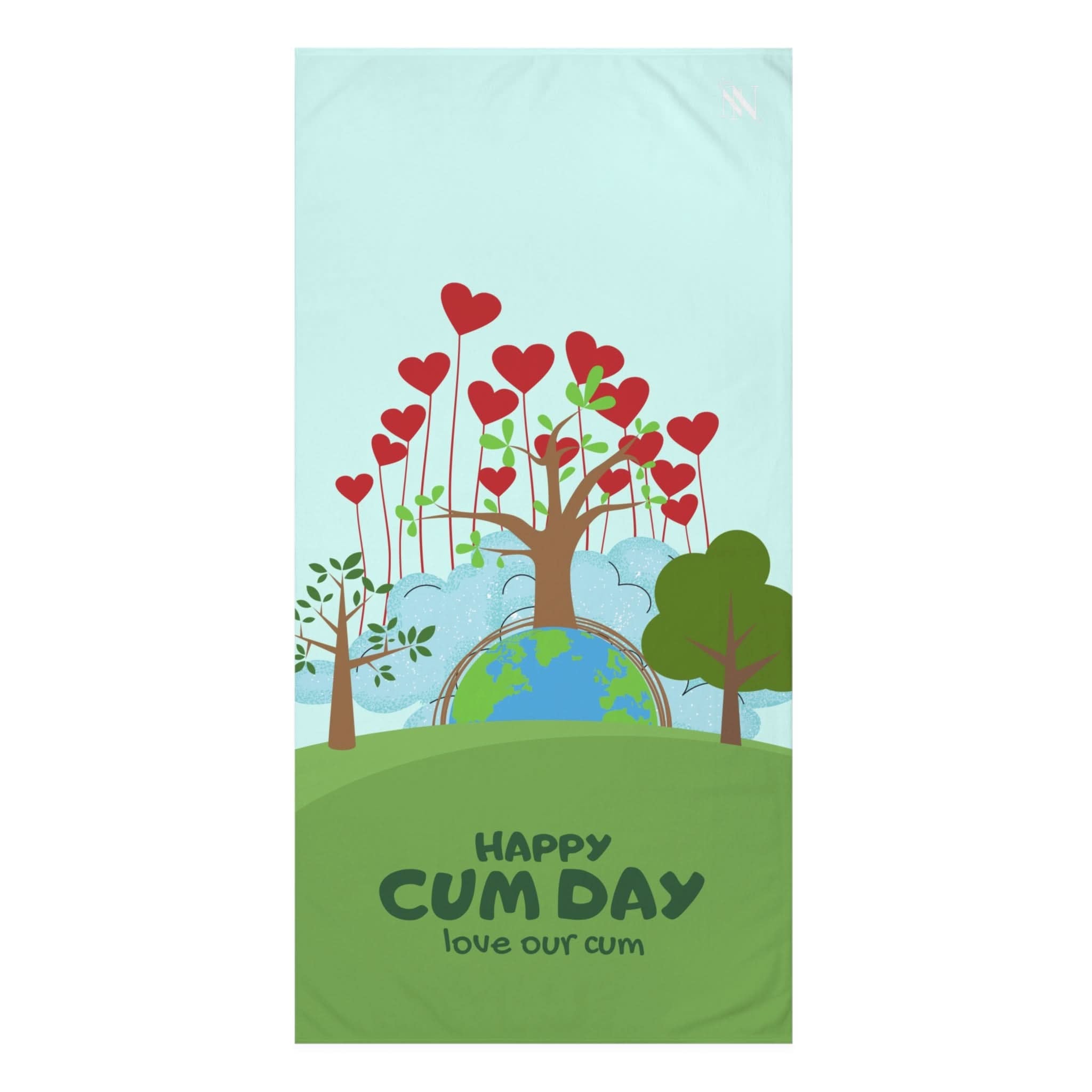 Happy Cum Day | Mix & Match Naughty XL Fun-Flirty Lovers’ Towels