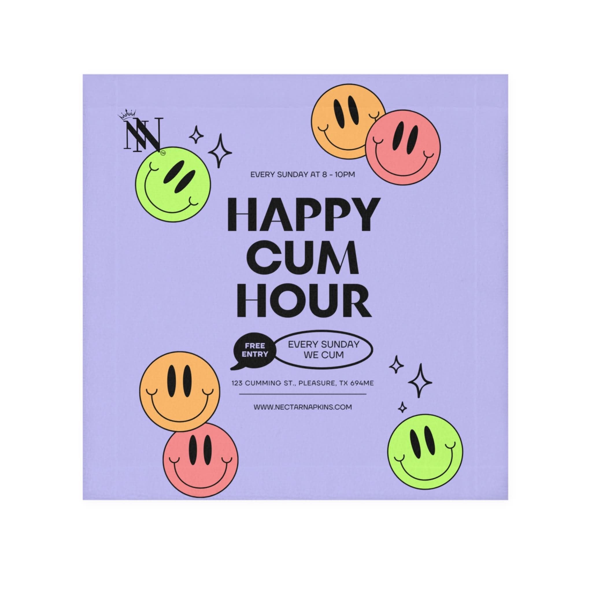 Happy Cum Hour | Mix & Match Lils’ Fun-Flirty Lovers’ Towels