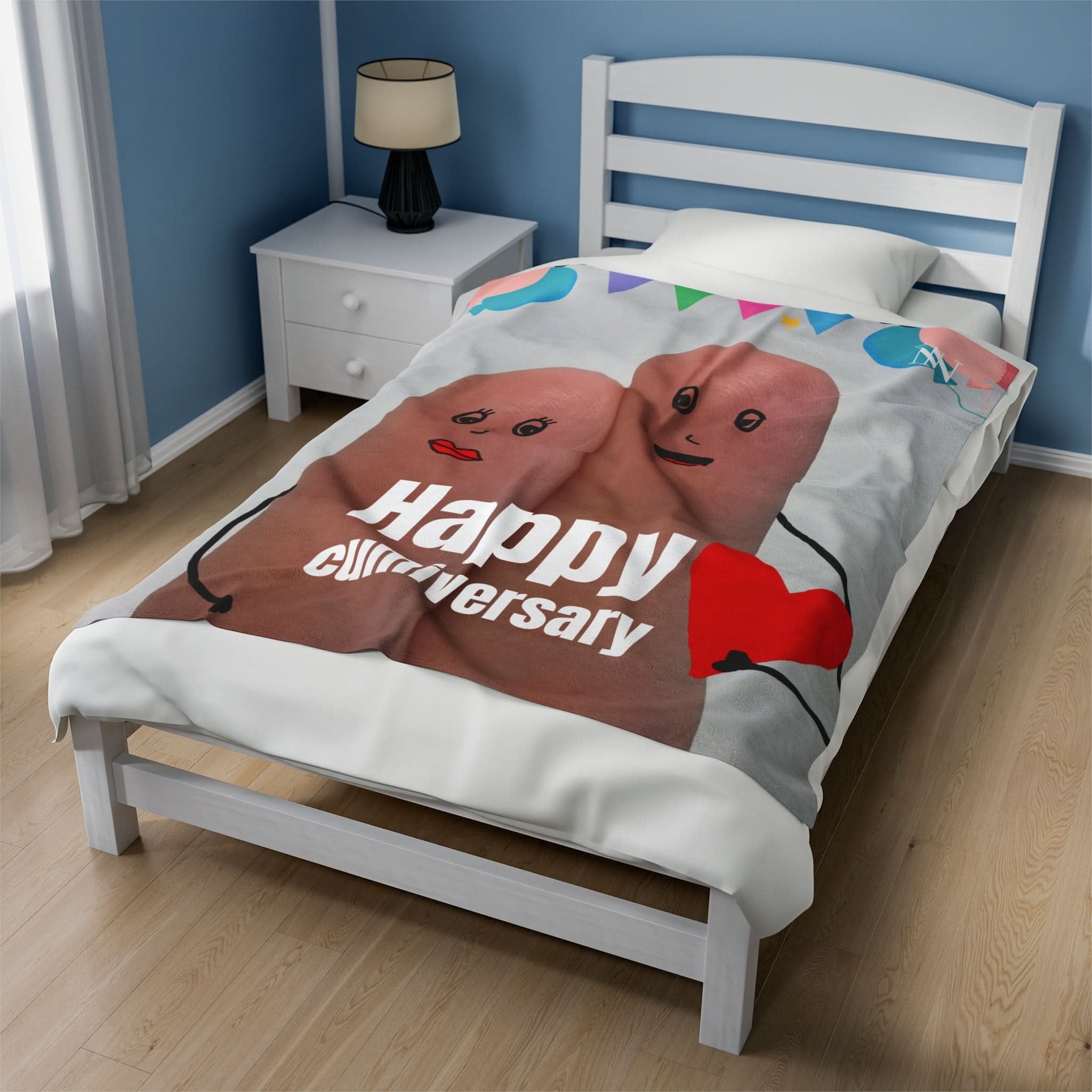 Happy Cumiversary | Mix & Match Fun-Flirty Lovers’ Blankets