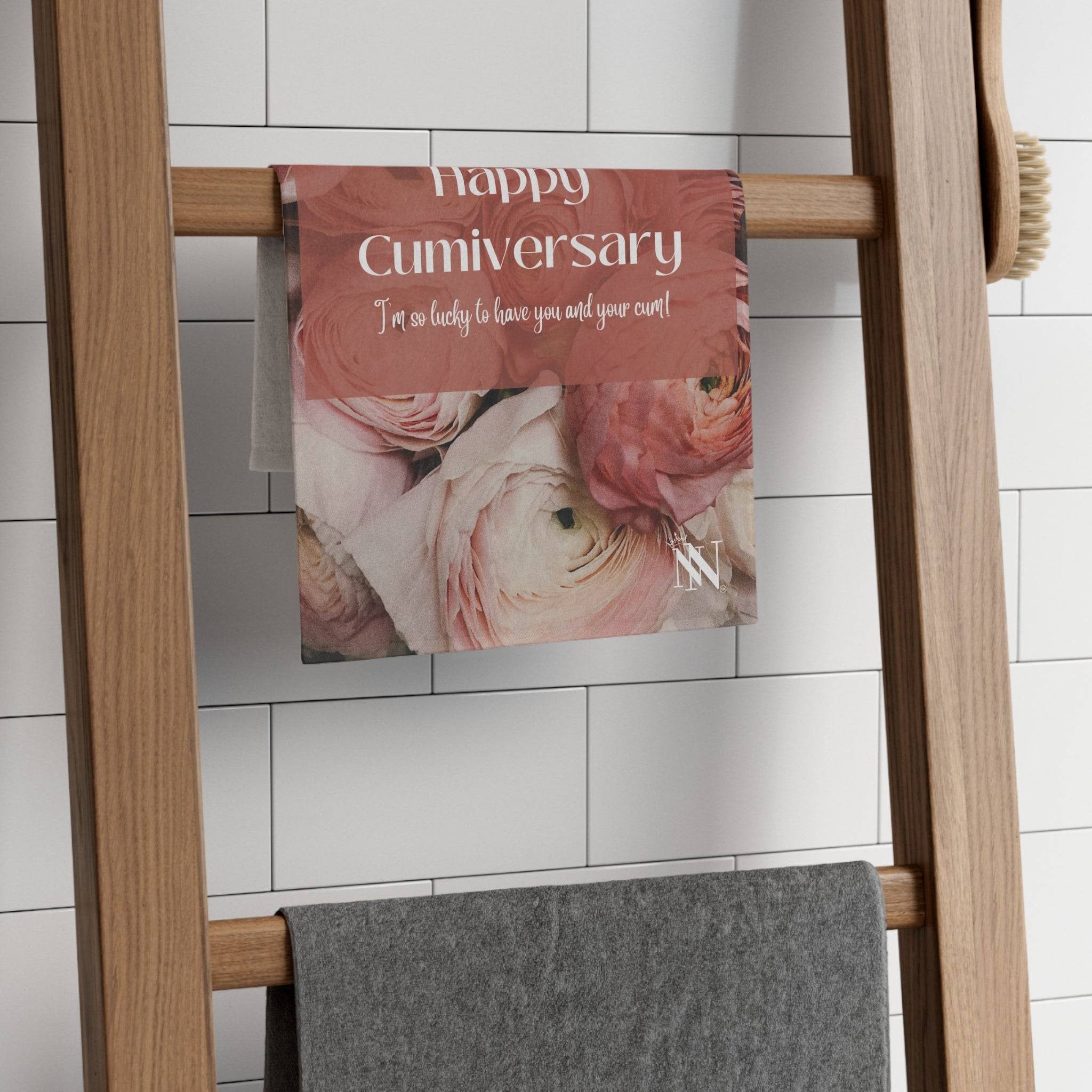 Happy Cumiversary | Mix & Match Soft Fun-Flirty Lovers’ Towels