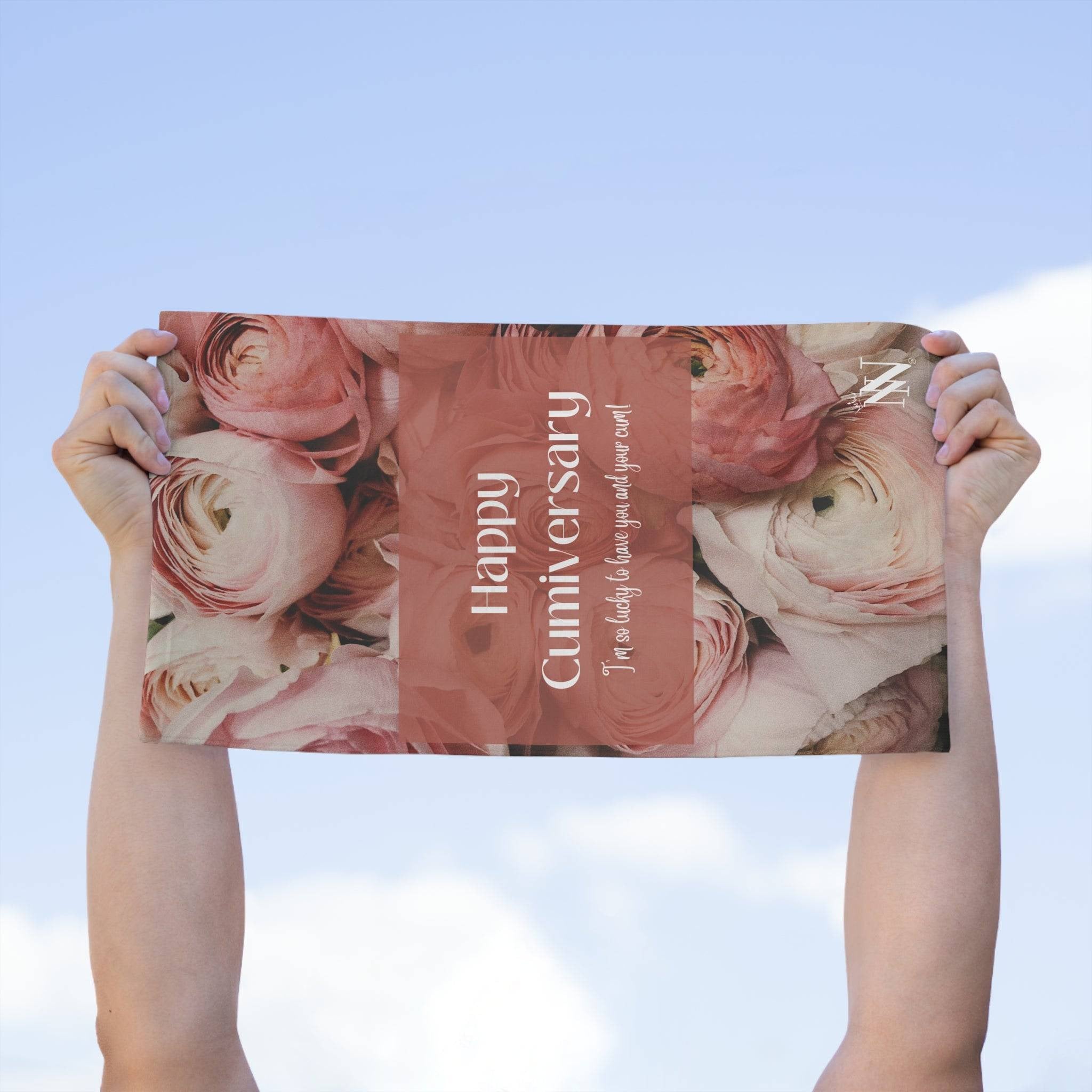 Happy Cumiversary | Mix & Match Soft Fun-Flirty Lovers’ Towels