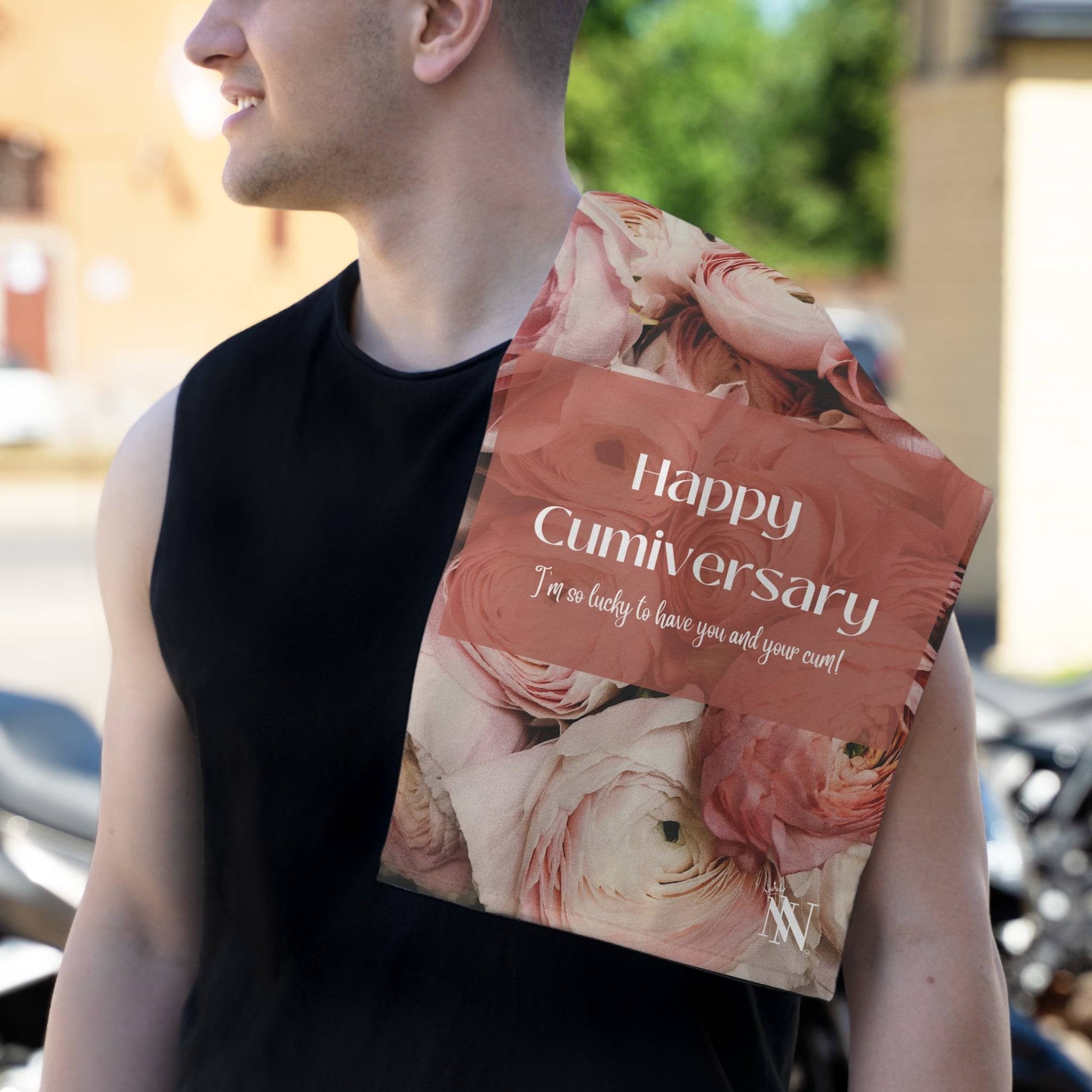 Happy Cumiversary | Mix & Match Soft Fun-Flirty Lovers’ Towels