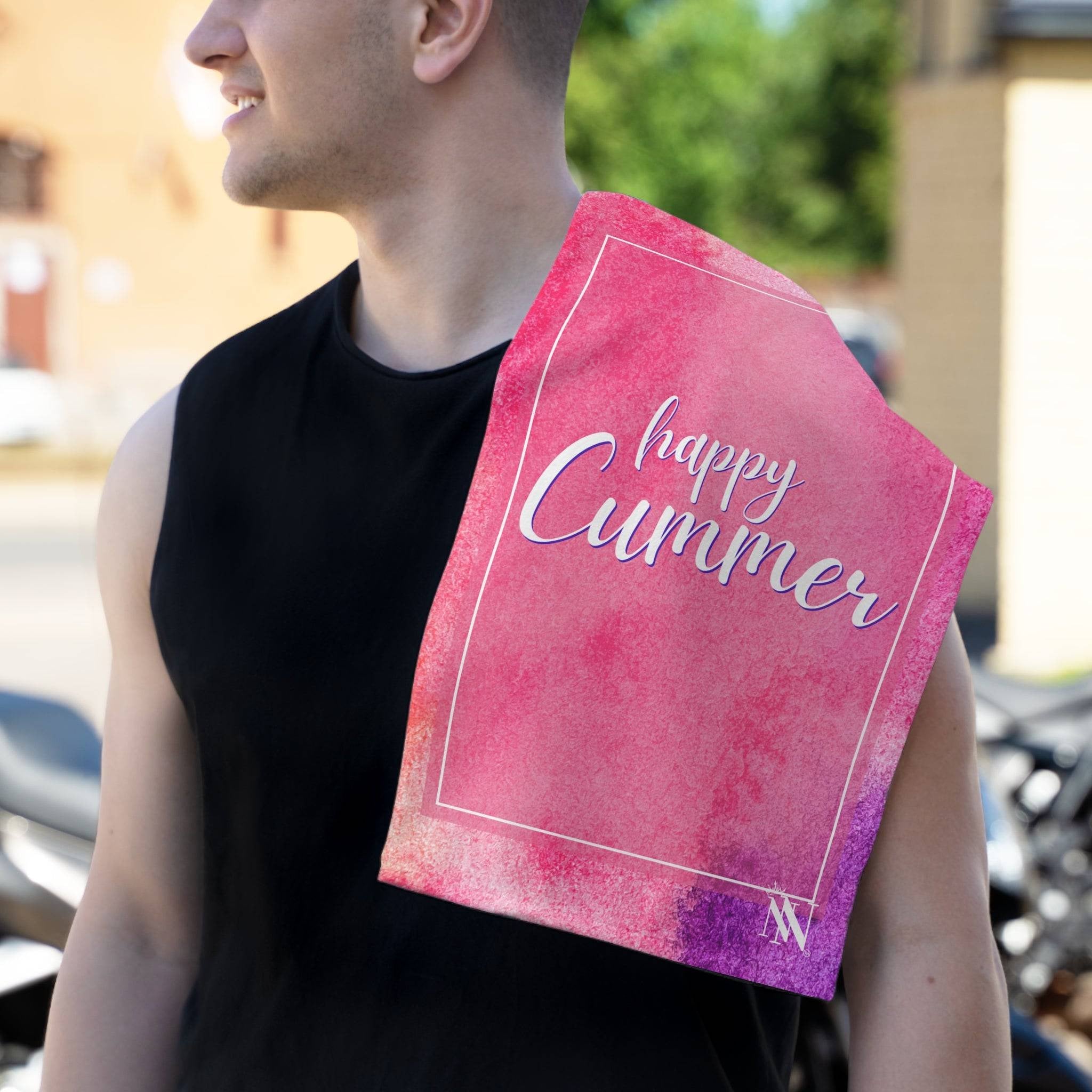 Happy Cummer | Mix & Match Soft Fun-Flirty Lovers’ Towels