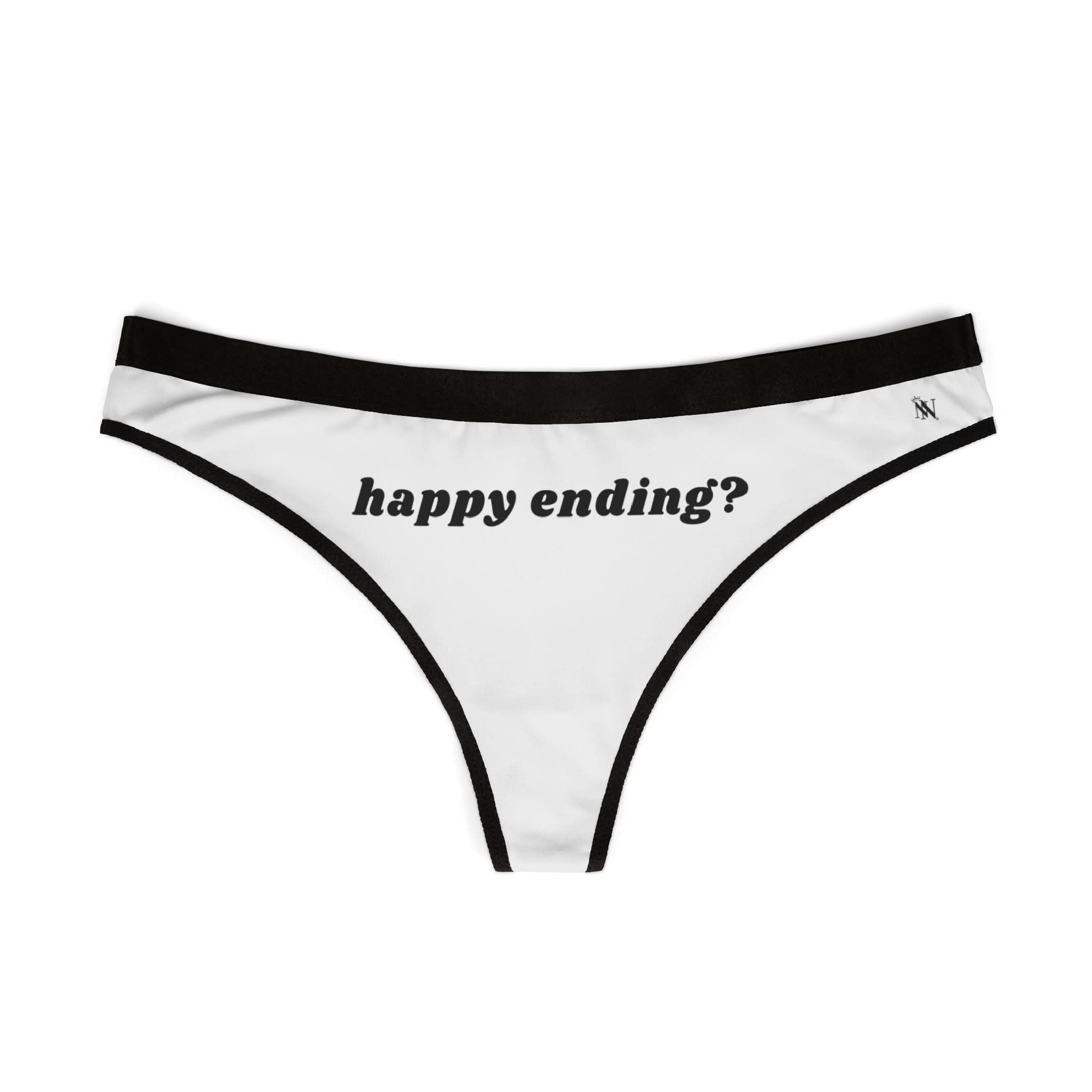 Happy Ending? | Mix & Match Women’s Fun-Flirty Lovers’ Thongs