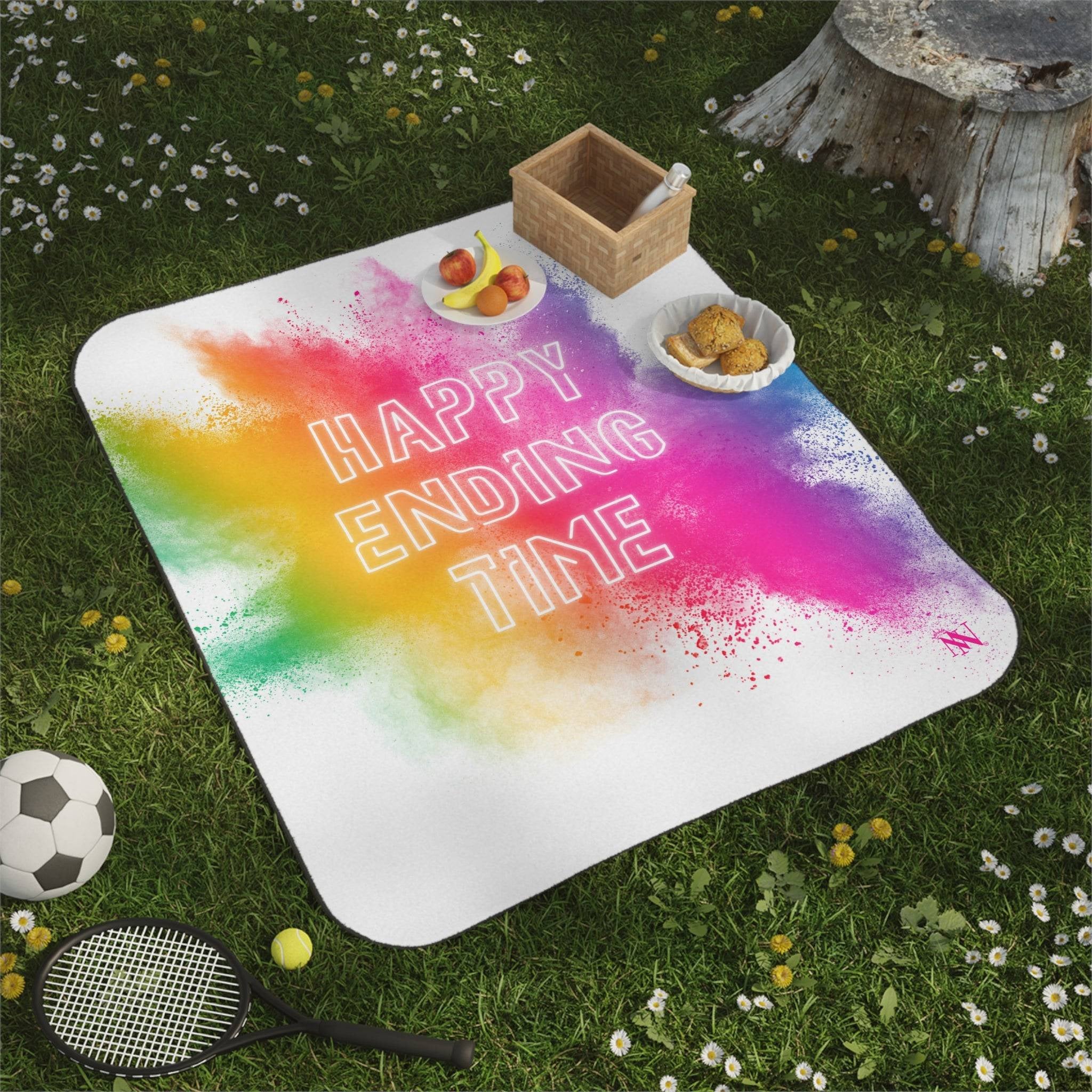 Happy Ending Time | Mix Match Fun-Flirty Lovers’ Water-Resistant Blankets