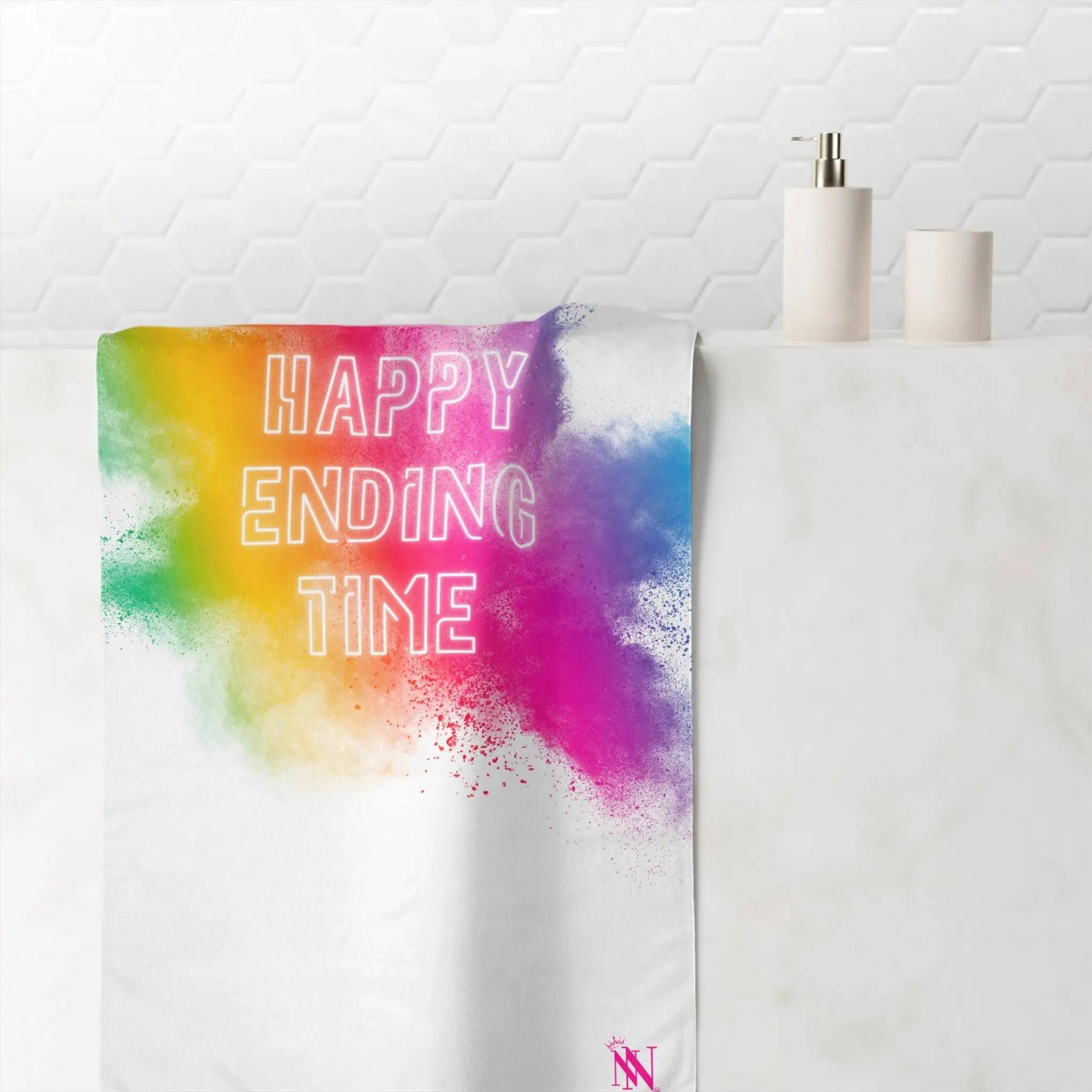 Happy Ending Time | Mix & Match Naughty XL Fun-Flirty Lovers’ Towels