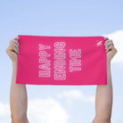 Happy Ending Time Pink Mix & Match Soft Sex Towels | Naughty Lovers’ Gifts