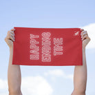 Happy Ending Time Red Mix & Match Soft Sex Towels | Naughty Lovers’ Gifts