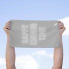 Happy Ending Time Silver Mix & Match Soft Sex Towels | Naughty Lovers’ Gifts